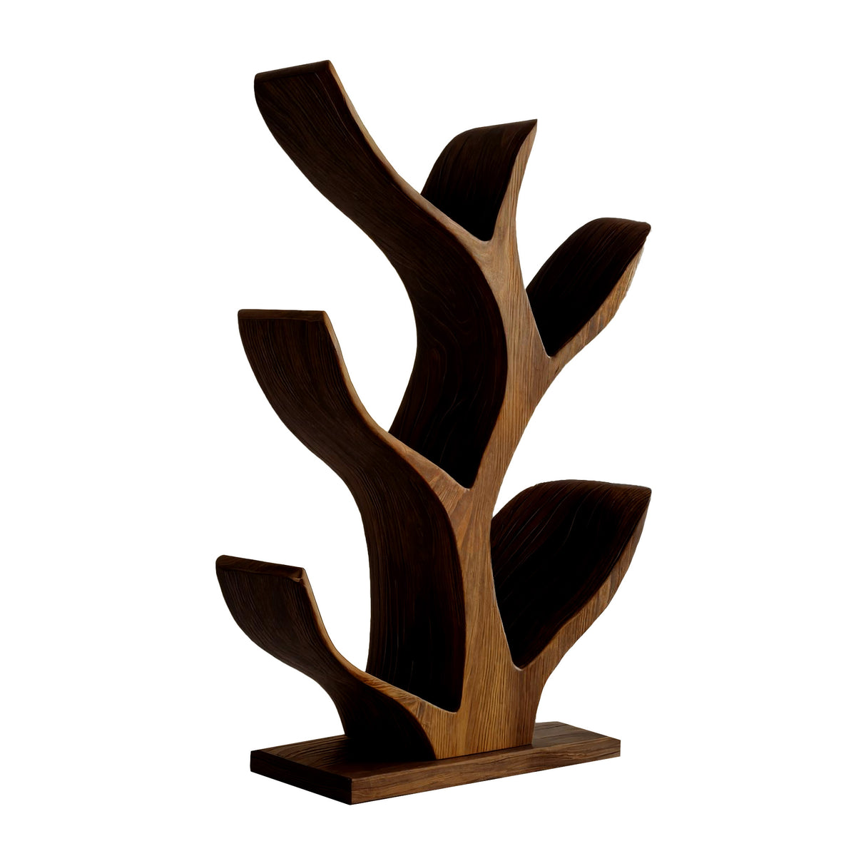 Nature Inspired Solid Wood Wine Rack Brown - Timberustic Wine Rack