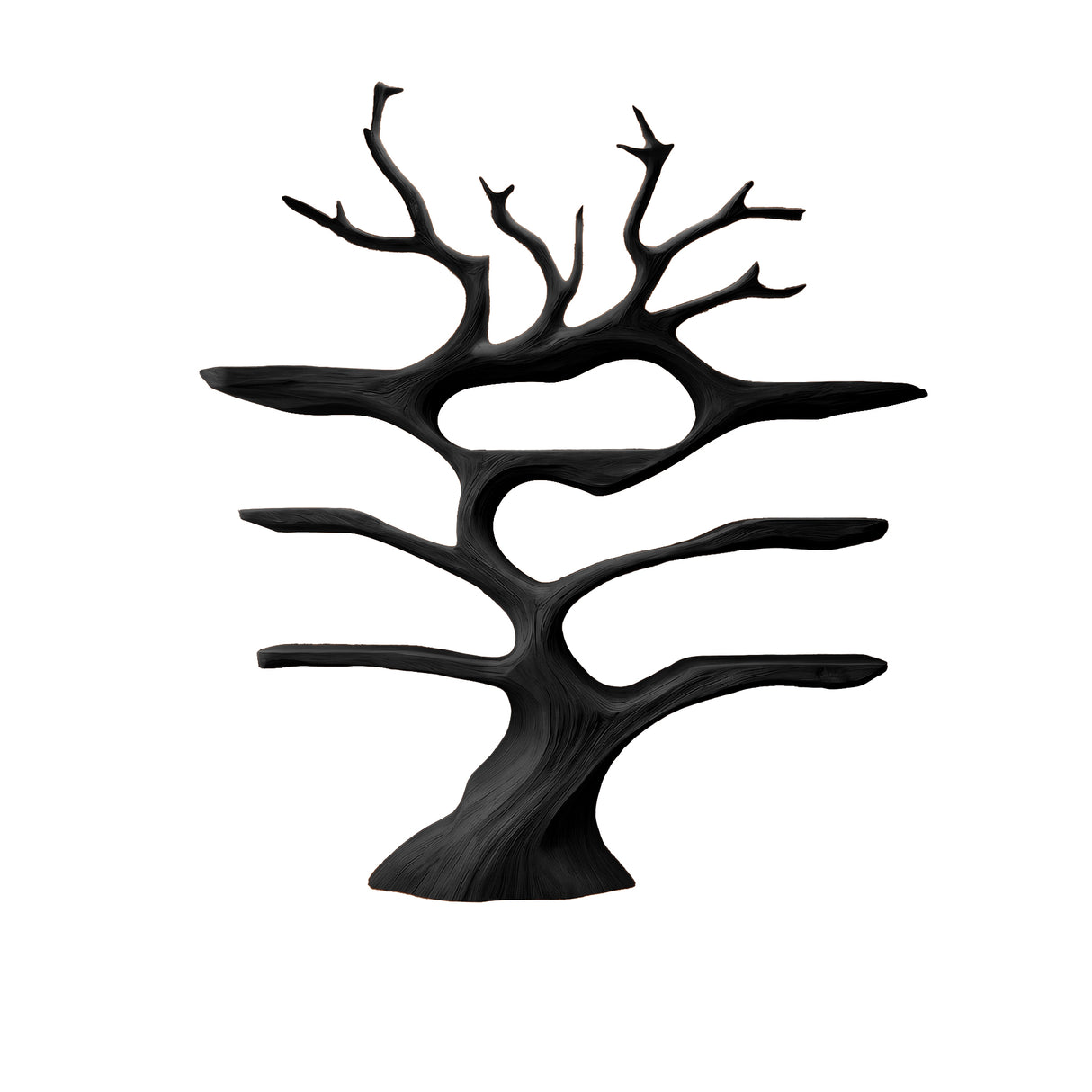 Noctavine Illuminated Tree Wine Rack Black - Timberustic Tree Wine Rack