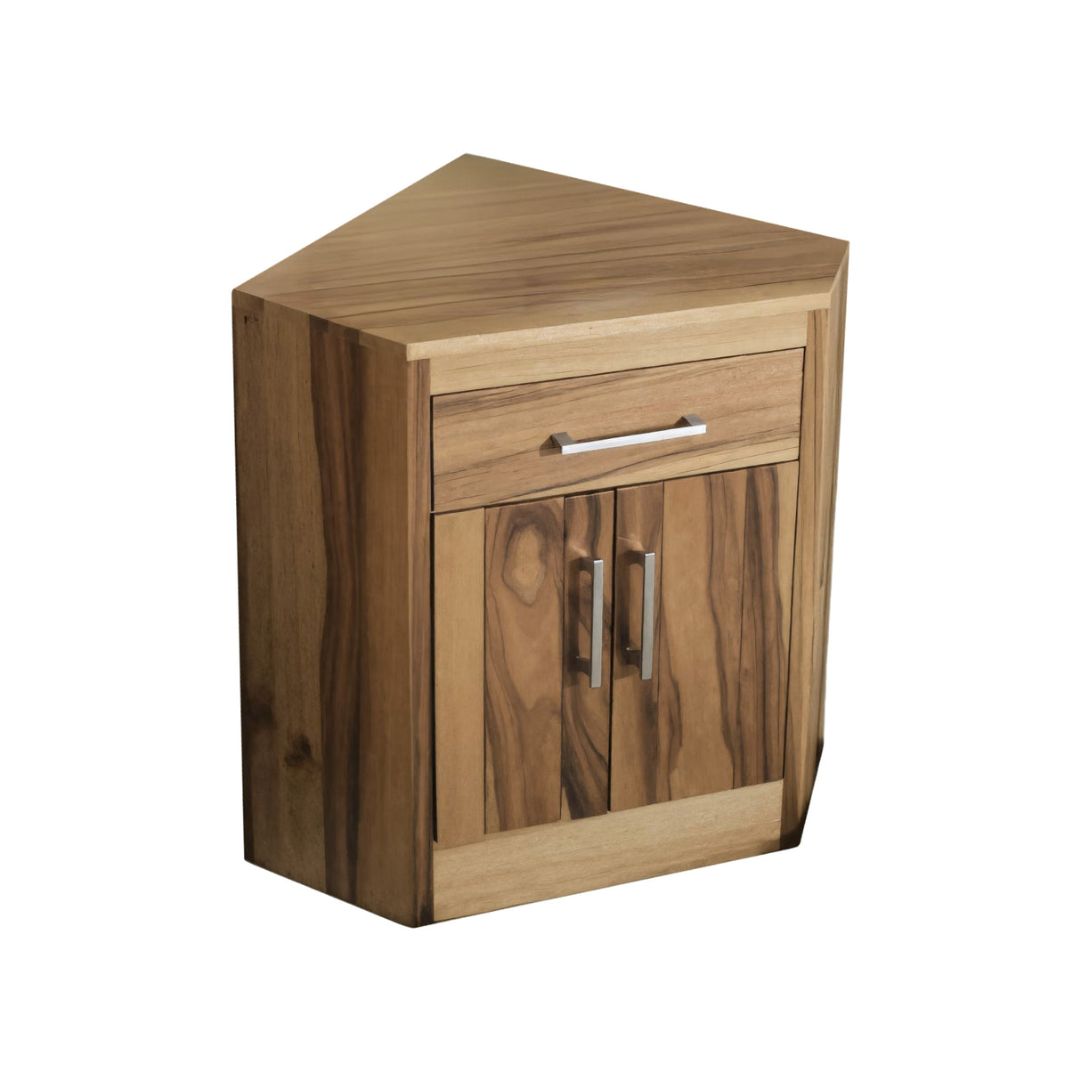 Nora Organic Modern Solid Wood Corner Bathroom Vanity