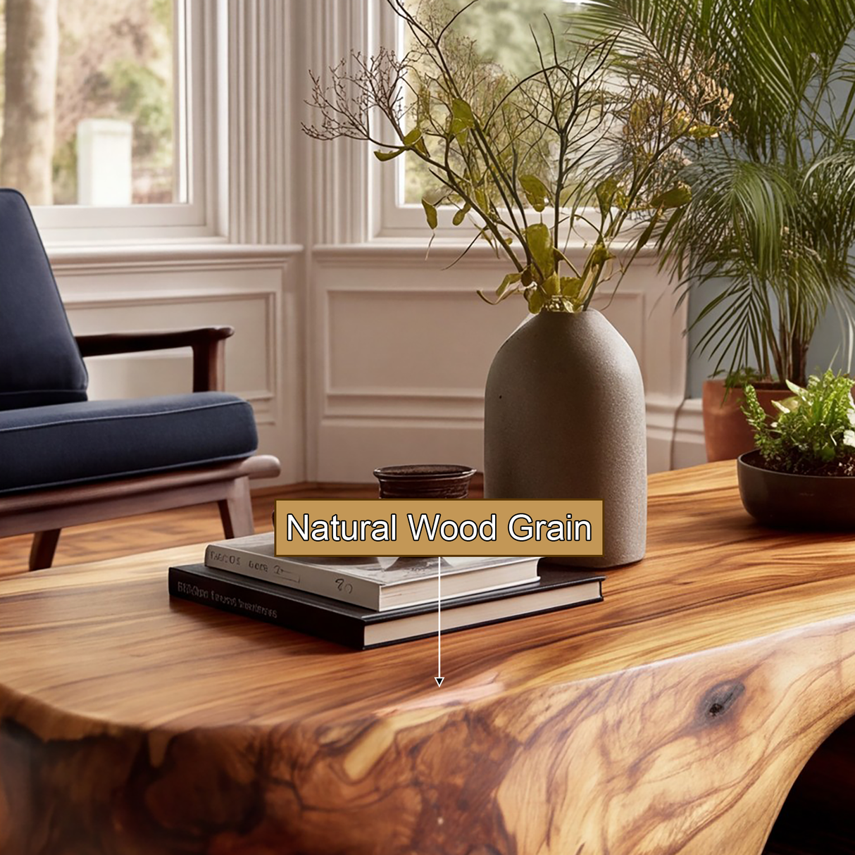 Norvayne Solid Wood Coffee Table SPA214154 - Timberustic Coffee Table