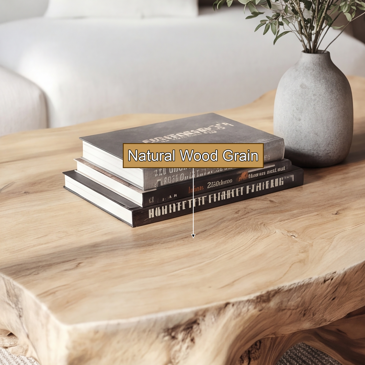 Norvelle Live Edge Solid Wood Coffee Table SPA364768 - Timberustic Coffee Table