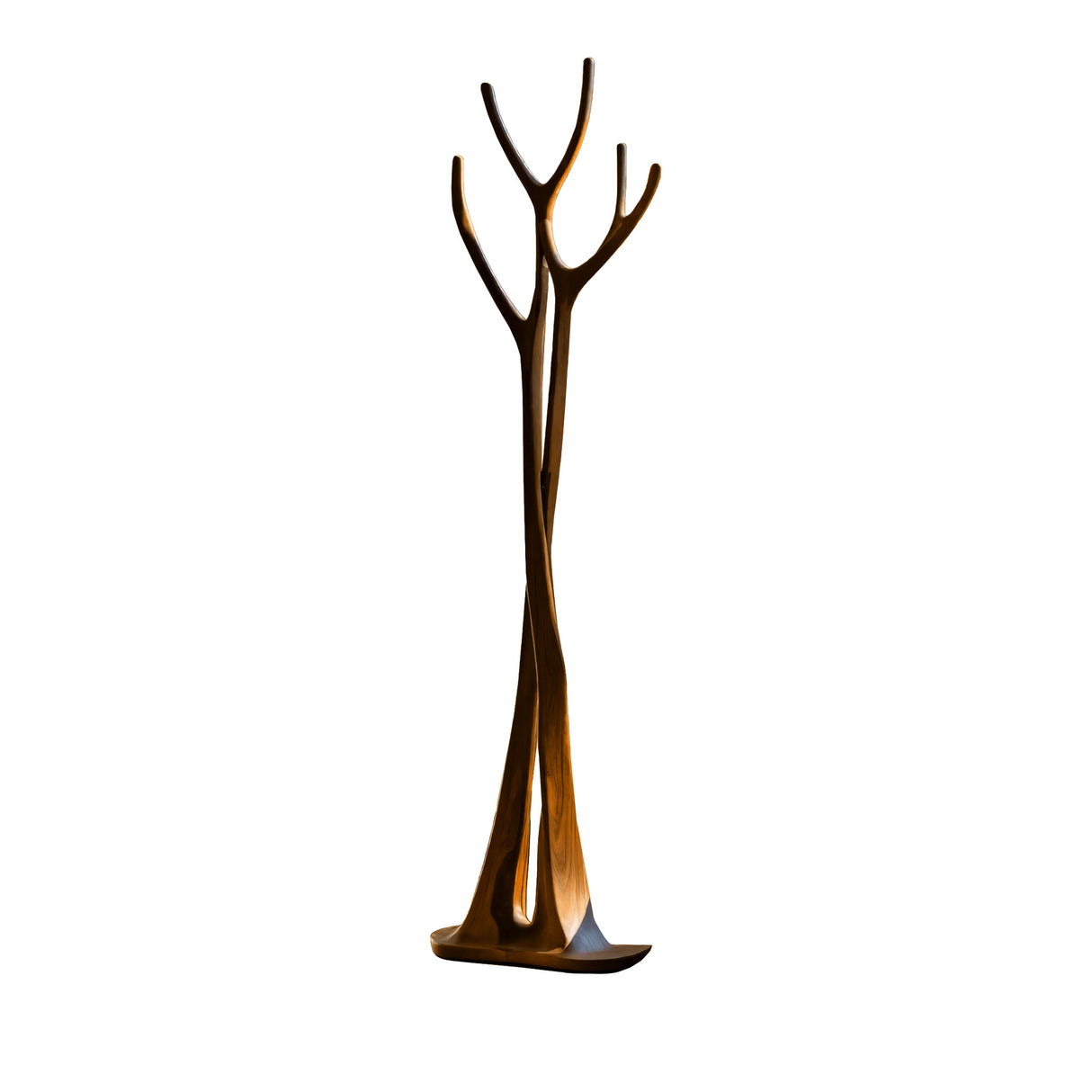 Norwyn Sculpted Solid Wood Tree Coat Rack Brown - Timberustic Tree Coat Rack