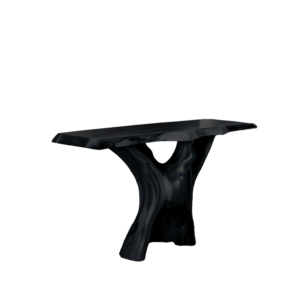 Organic Modern Solid Wood Console Table