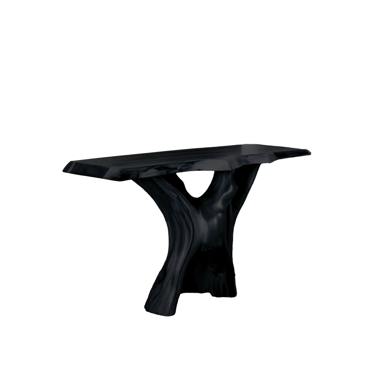 Organic Modern Solid Wood Console Table