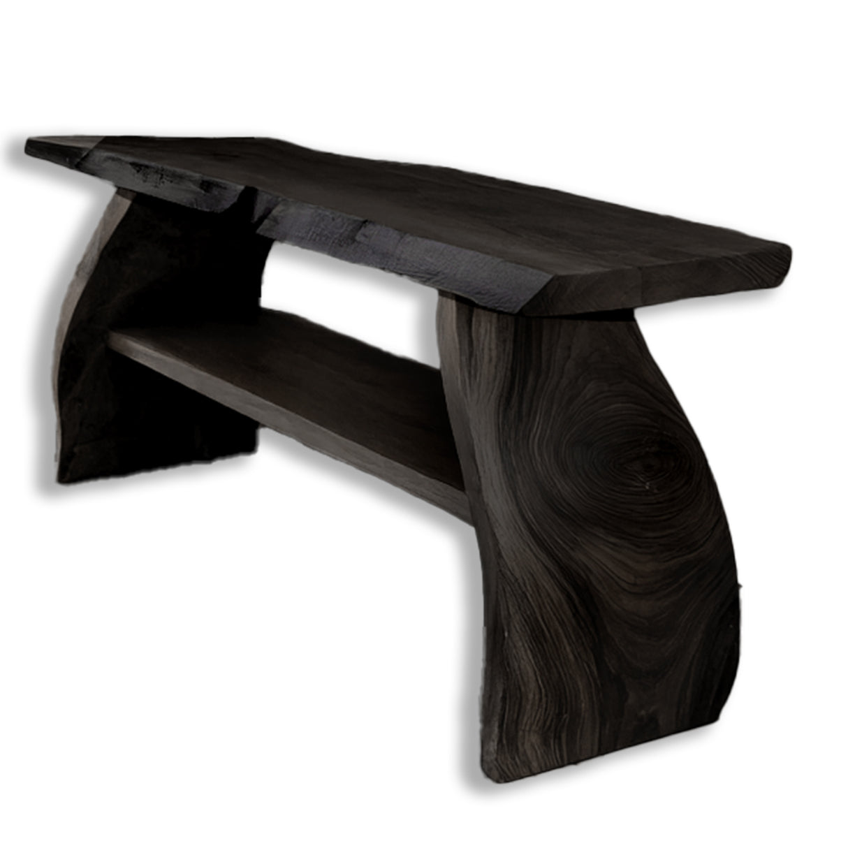 Organic Modern Solid Wood Shoe Rack Black - Timberustic Shoe Rack
