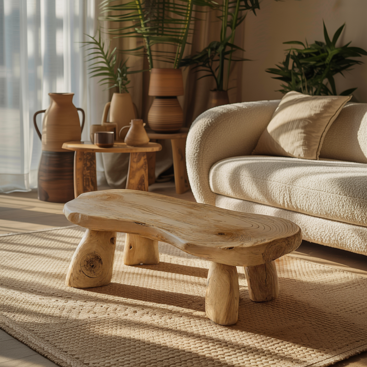 Orin Form Solid Wood Coffee Table - Timberustic Coffee Table
