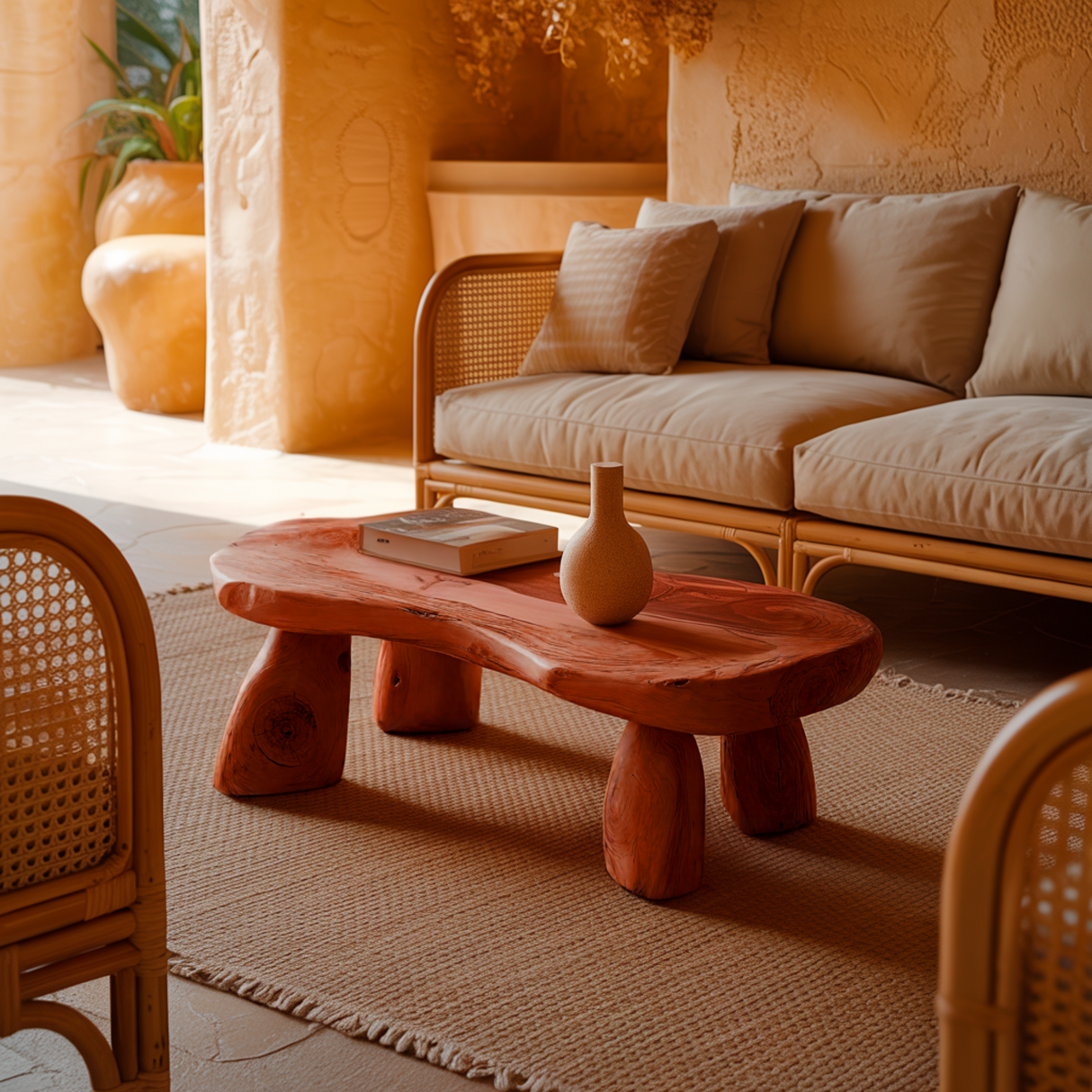 Orin Form Solid Wood Coffee Table - Timberustic Coffee Table
