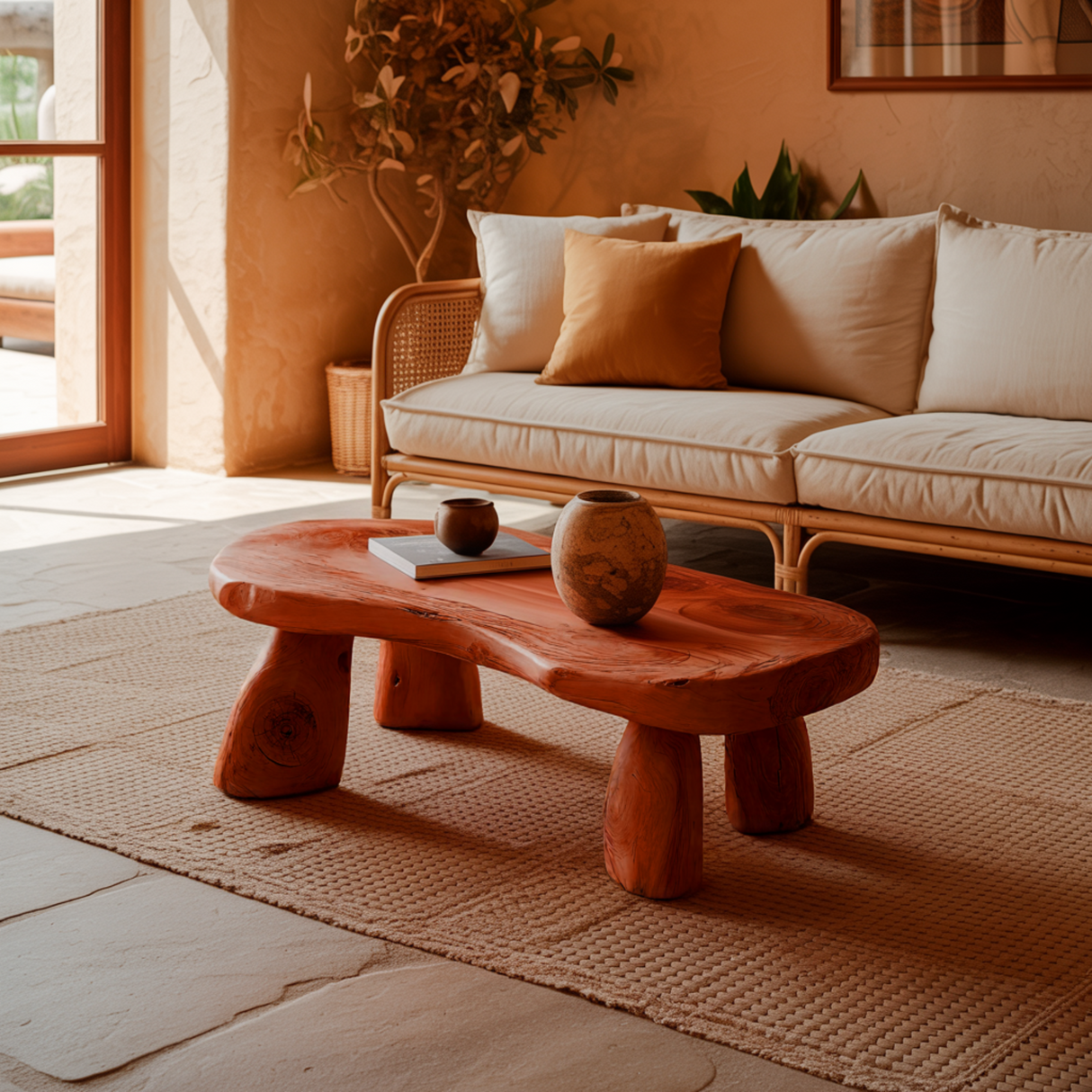 Orin Form Solid Wood Coffee Table - Timberustic Coffee Table