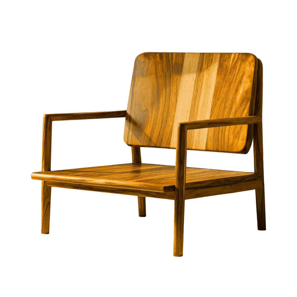 Orin Frame Solid Wood Lounge Chair Teak - Timberustic Lounge Chair