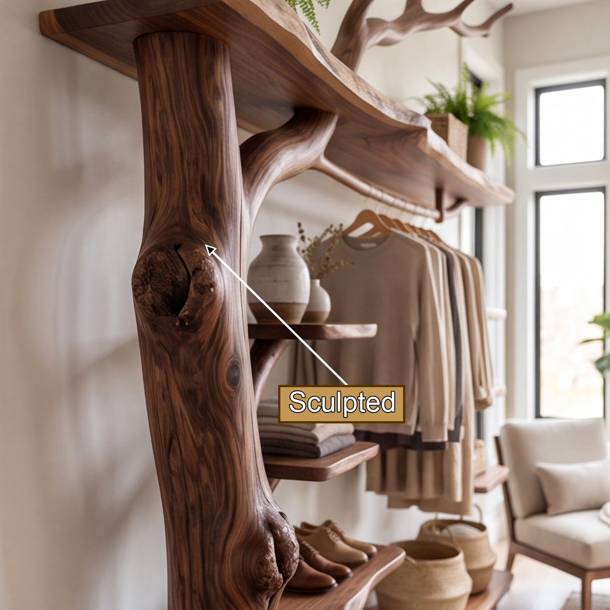 Orivane Sculpted Entryway Organizer