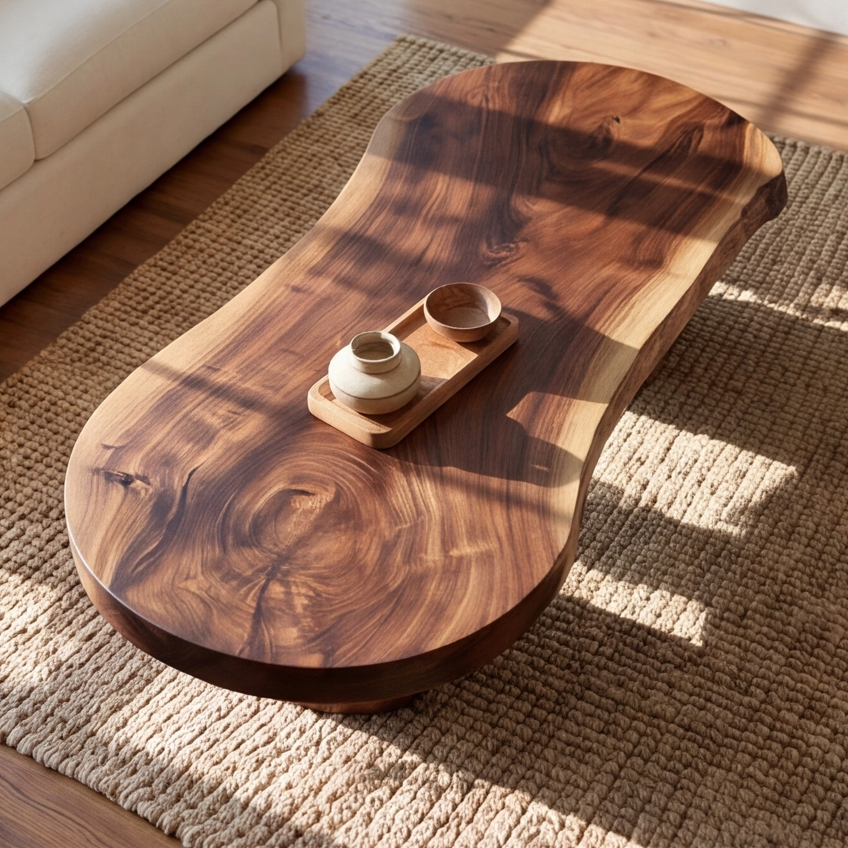Orivelle Live Edge Solid Wood Coffee Table SPA295713 - Timberustic Coffee Table