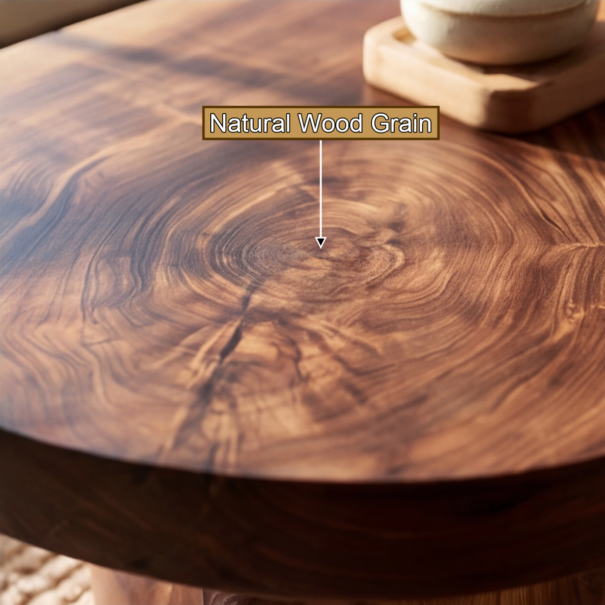 Orivelle Live Edge Solid Wood Coffee Table SPA295713 - Timberustic Coffee Table