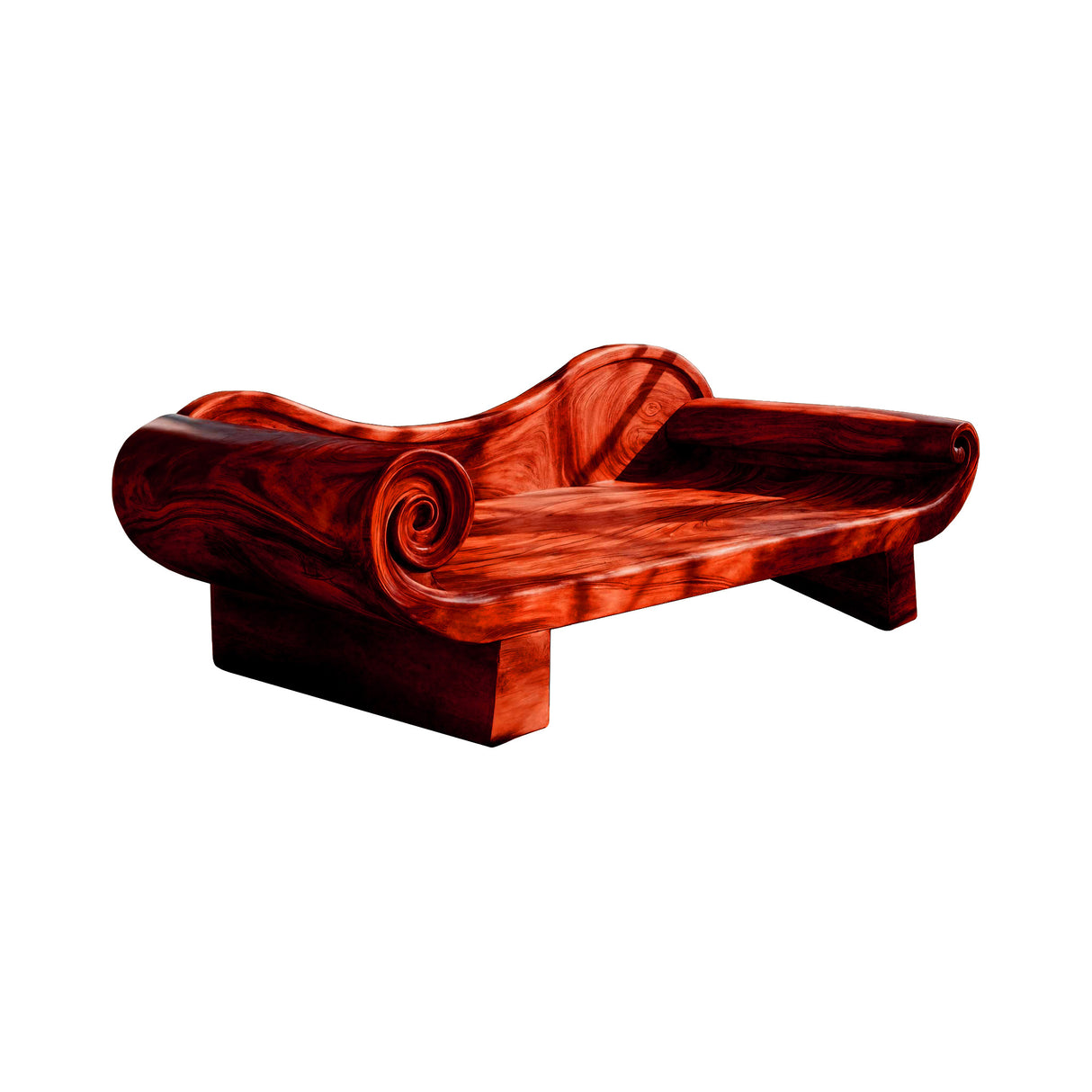 Orlancia Handcrafted Solid Wood Sofa Mahogany - Timberustic Sofa