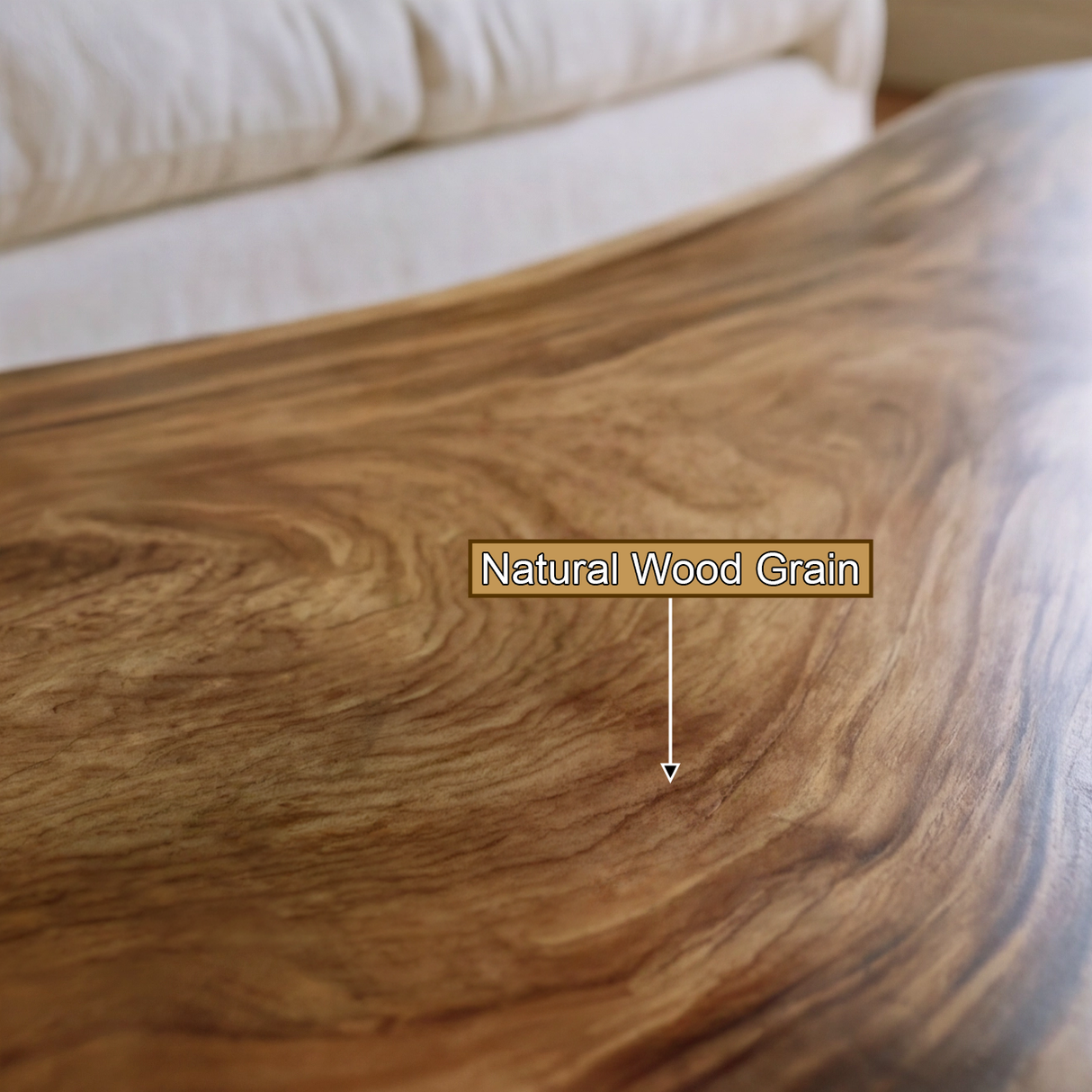 Orlavik Live Edge Solid Wood Coffee Table (Copy) - Timberustic Coffee Table