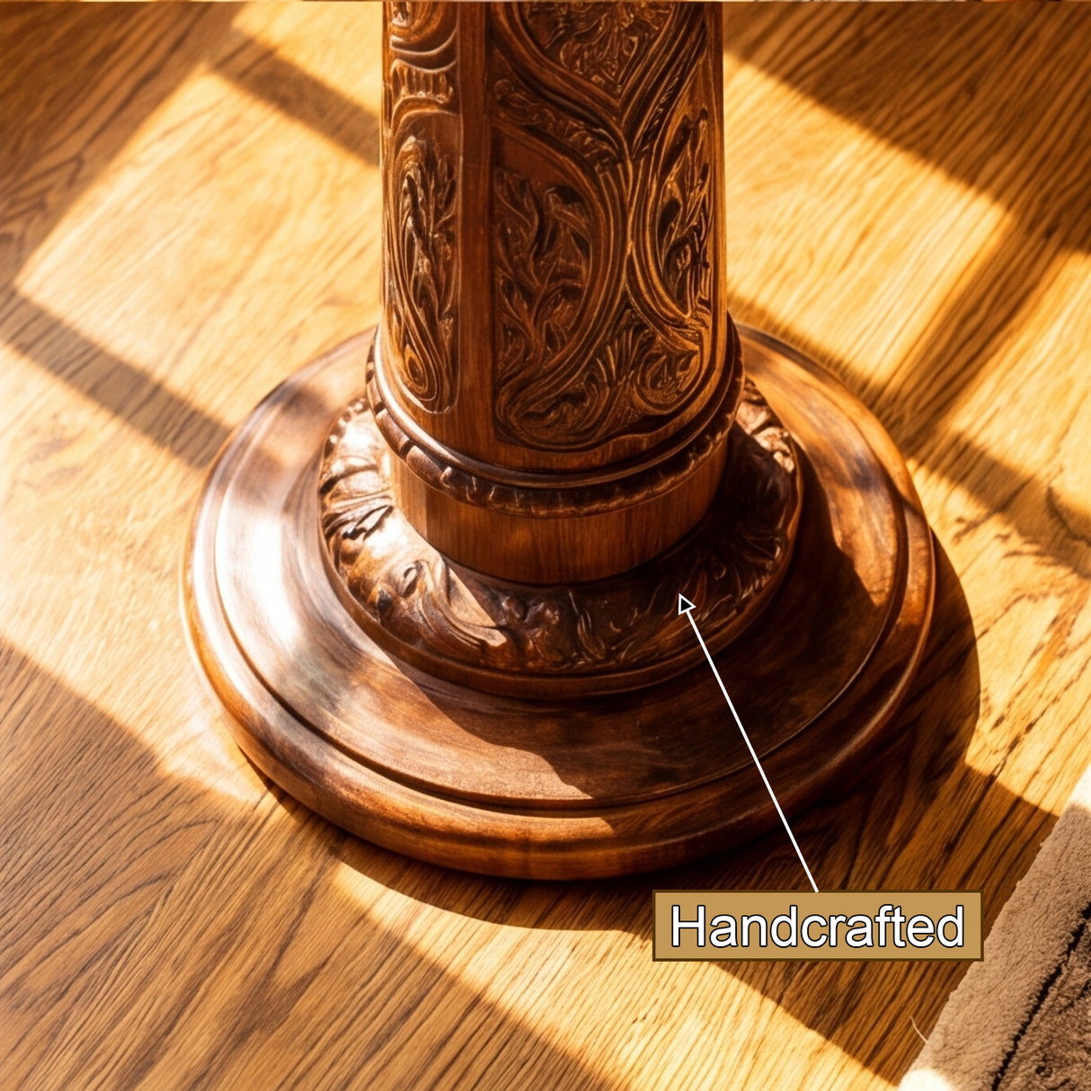 Orleston Solid Wood Pedestal Stand - Timberustic Pedestal Stand
