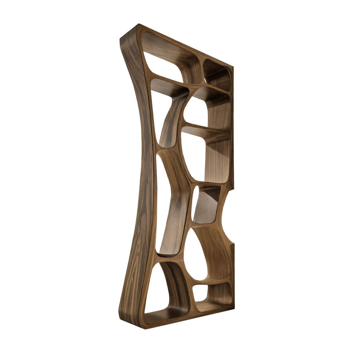Orren Flowform Solid Wood Bookshelf Natural Oak - Timberustic Bookshelf