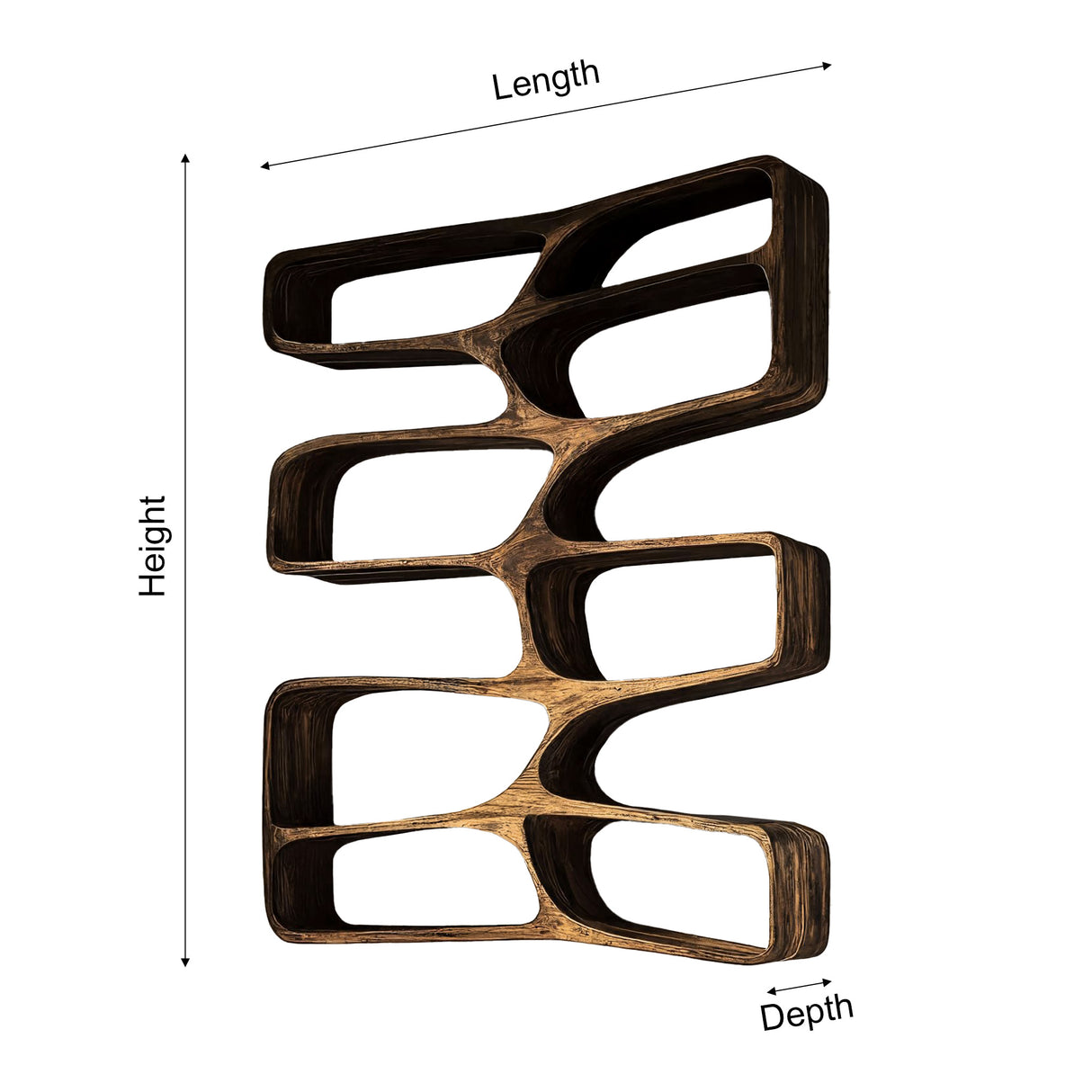 Orren Organic Modern Solid Wood Bookshelf