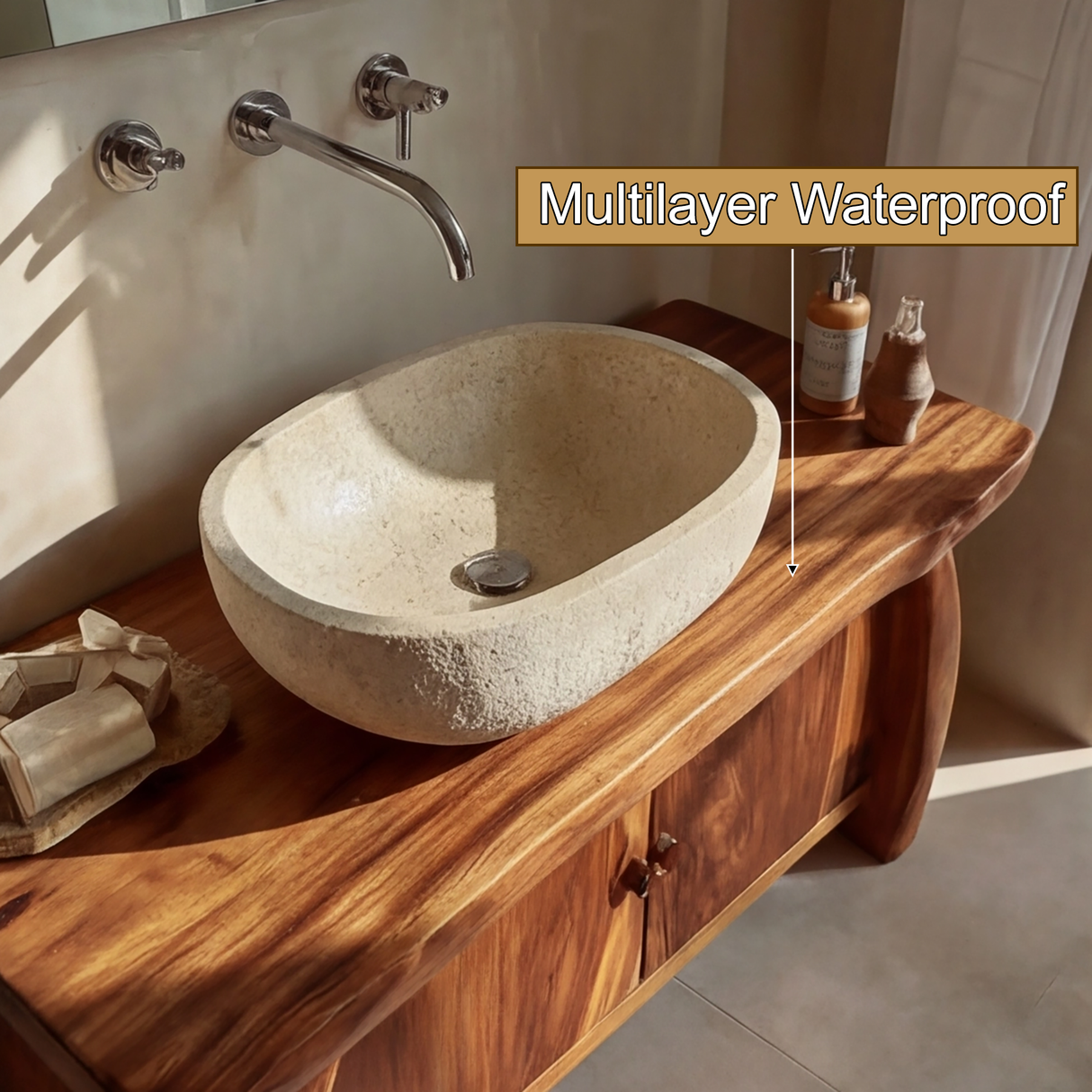 Orvessa Sculpted Solid Wood Freestading Bathroom Vanity with Cabinet - Timberustic Freestanding Bathroom Vanity with Cabinet