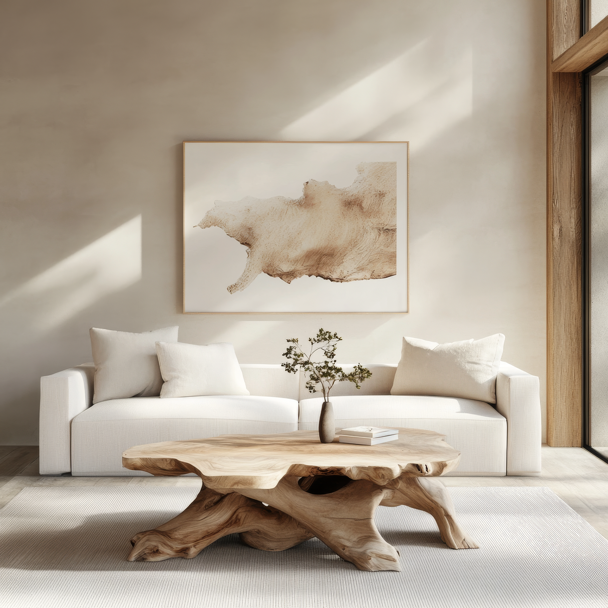 Orvessa Sculpted Solid Wood Coffee Table SPA902481 - Timberustic Coffee Table