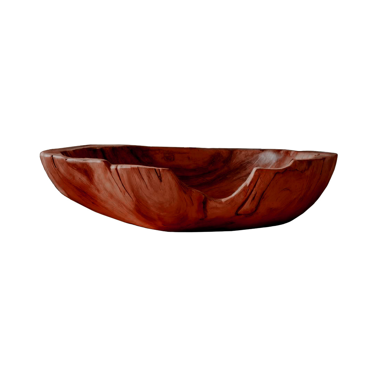 Petalgrain Organic Live Edge Wood Vessel Sink