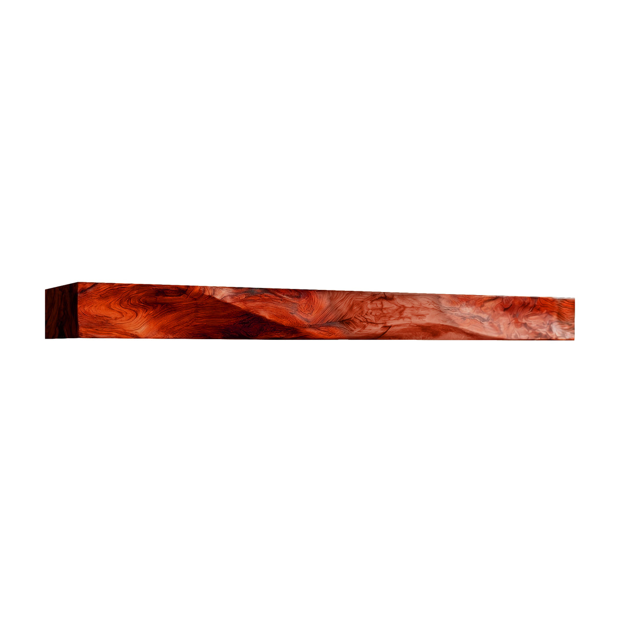 Ravaryn Handcrafted Solid Wood Fireplace Mantel Shelf Mahogany - Timberustic Fireplace Mantel Shelf