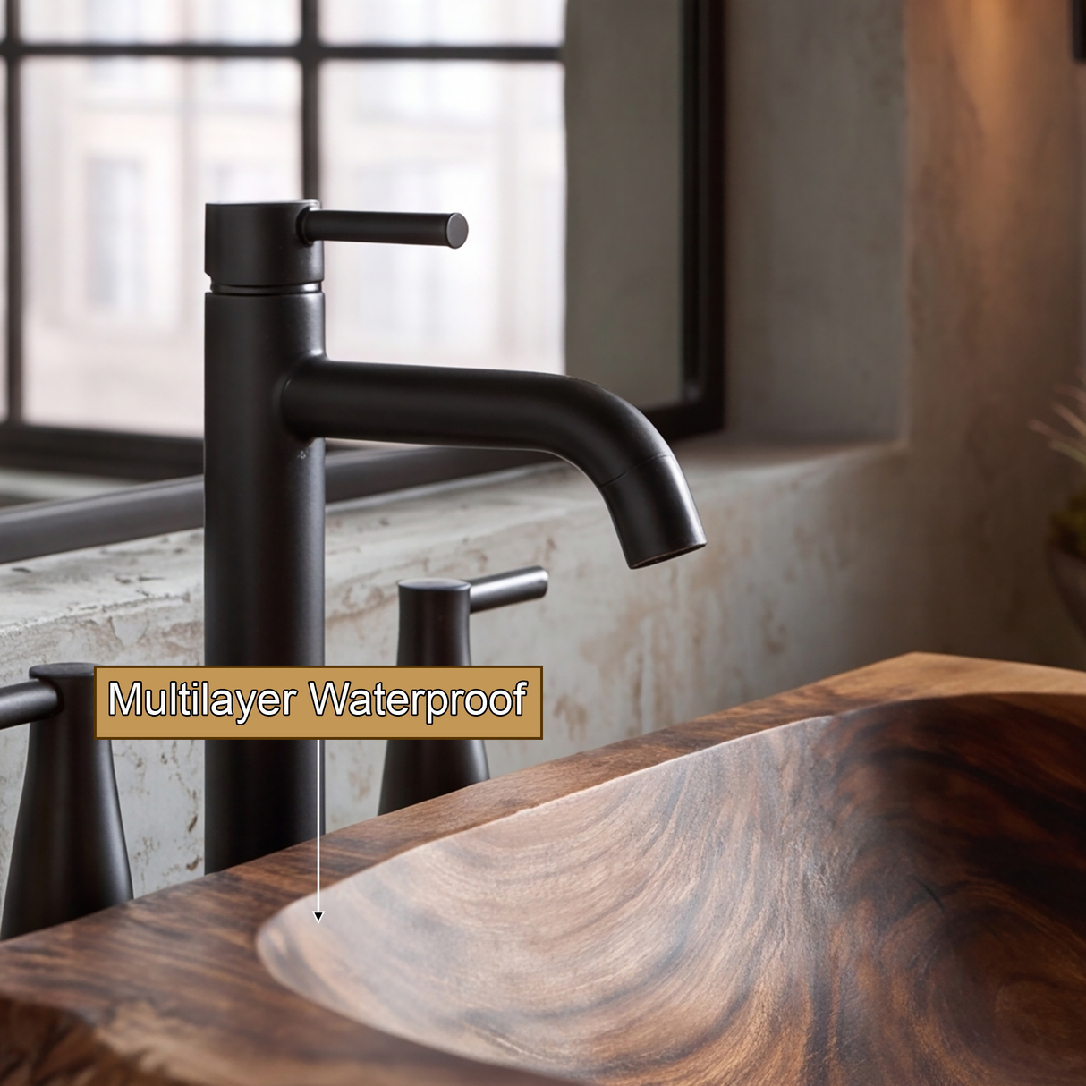Ravenbark Handcrafted Solid Wood Rustic Edge Vessel Sink - Timberustic Vessel Sinks