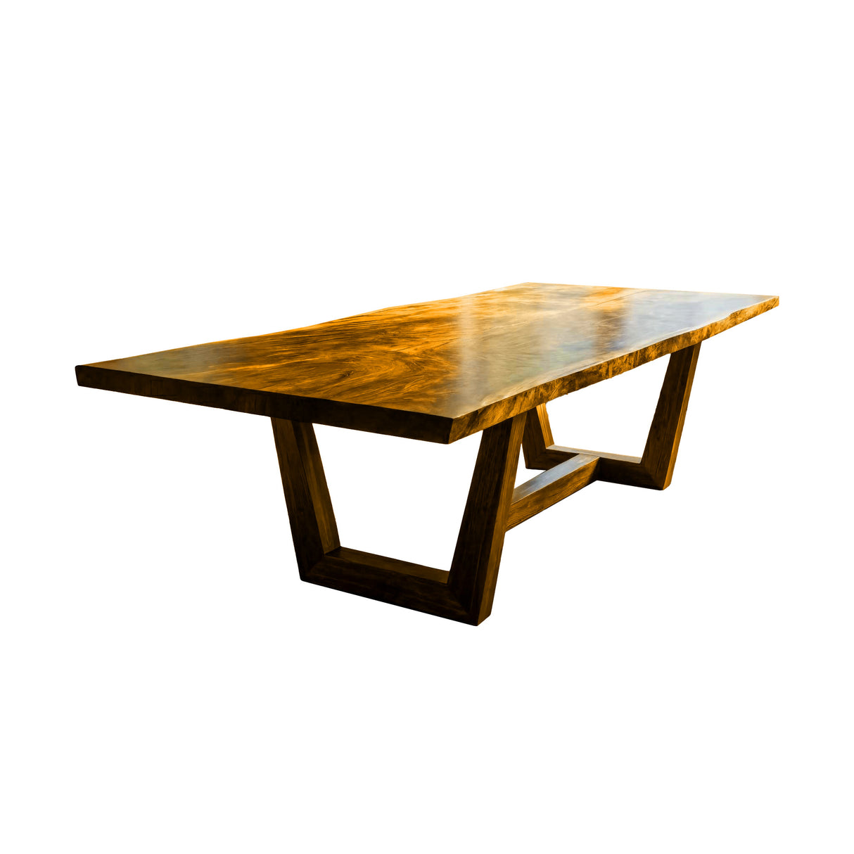 Ravennor Live Edge Solid Wood Dining Table Teak - Timberustic Dining Table