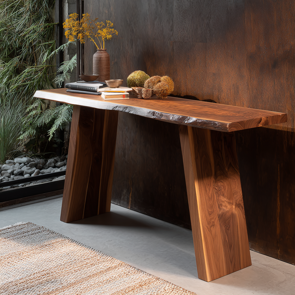Ravine Edge Solid Wood Console Table - Timberustic Console Table