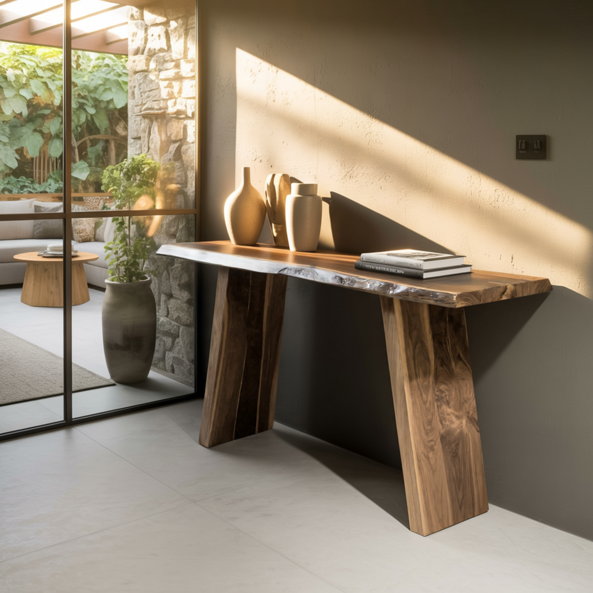 Ravine Edge Solid Wood Console Table - Timberustic Console Table