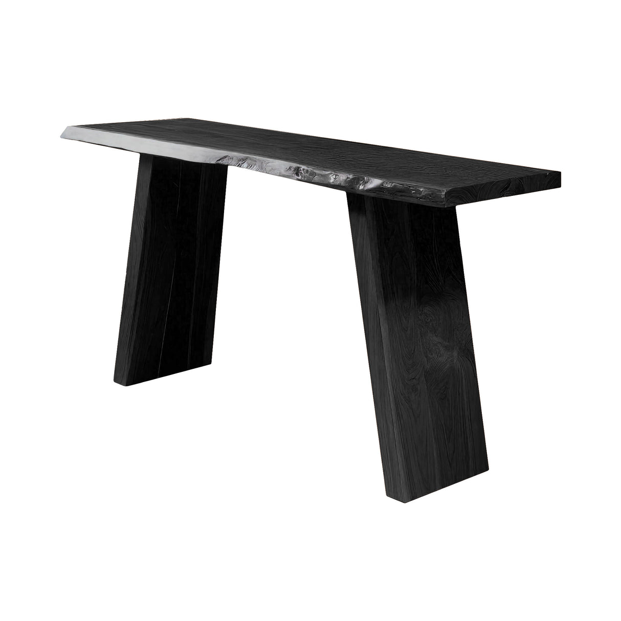 Ravine Edge Solid Wood Console Table Black - Timberustic Console Table