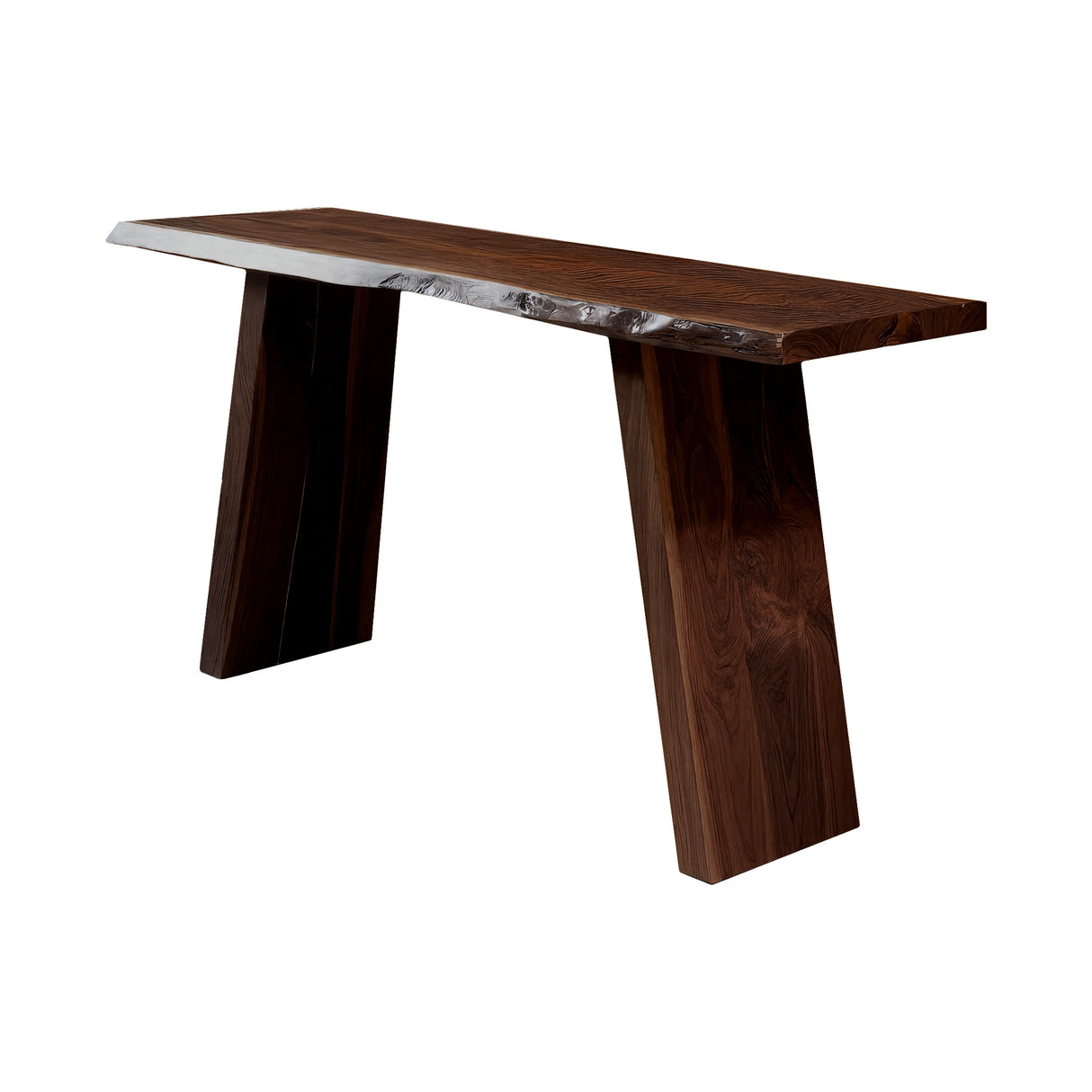 Ravine Edge Solid Wood Console Table Dark Walnut - Timberustic Console Table
