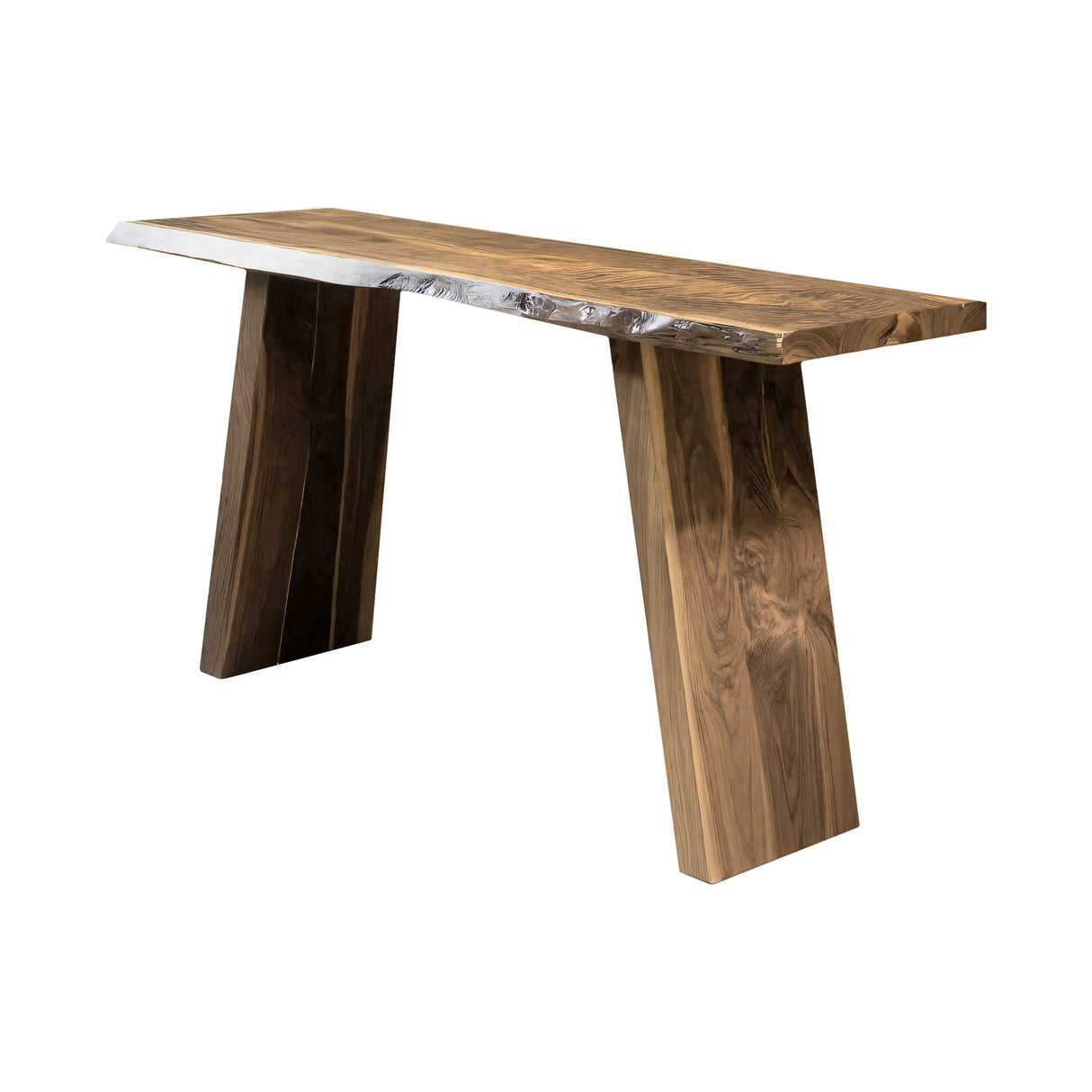 Ravine Edge Solid Wood Console Table Natural Oak - Timberustic Console Table