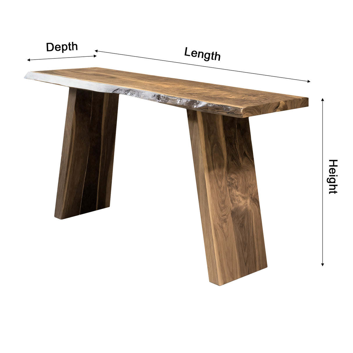 Ravine Edge Solid Wood Console Table - Timberustic Console Table