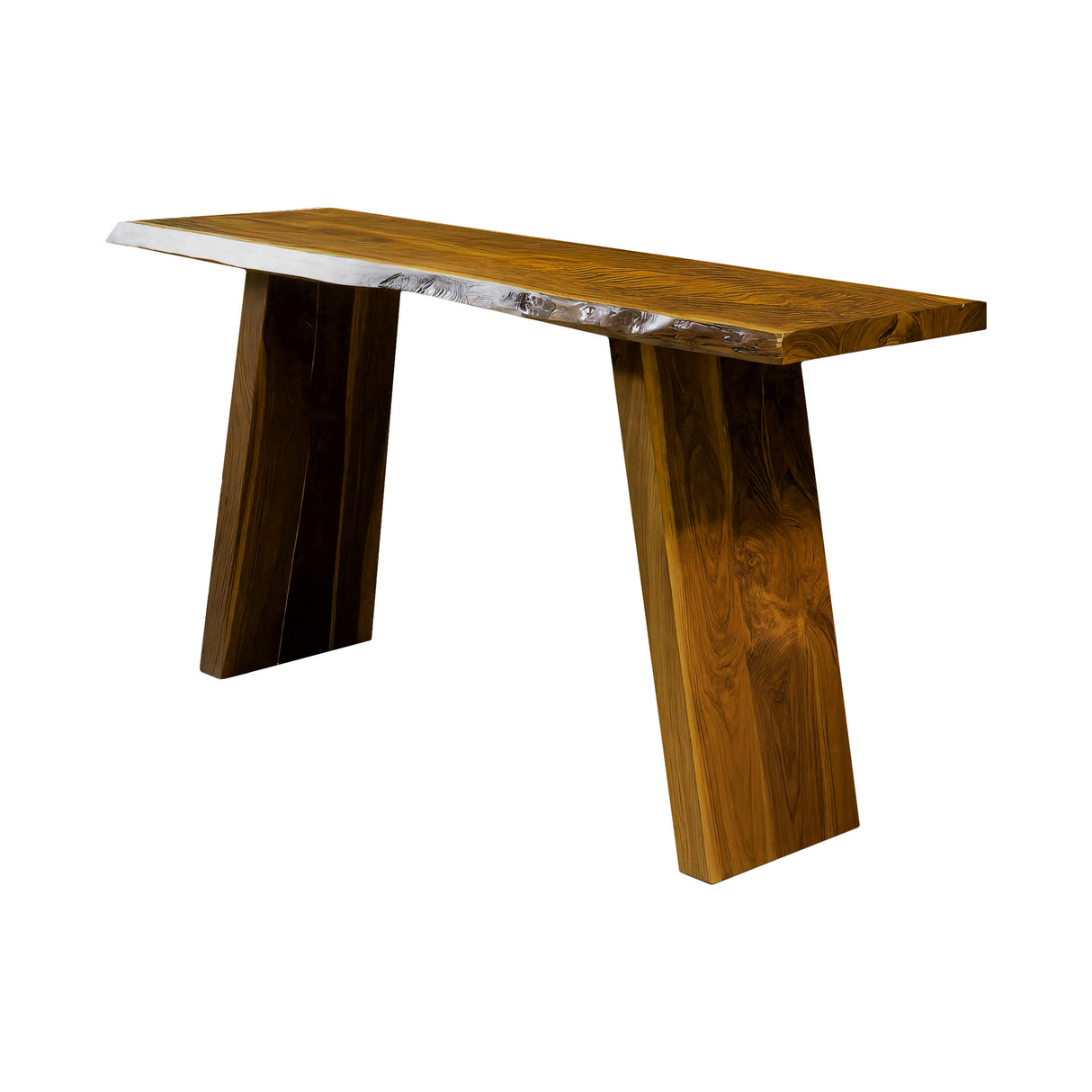Ravine Edge Solid Wood Console Table Teak - Timberustic Console Table