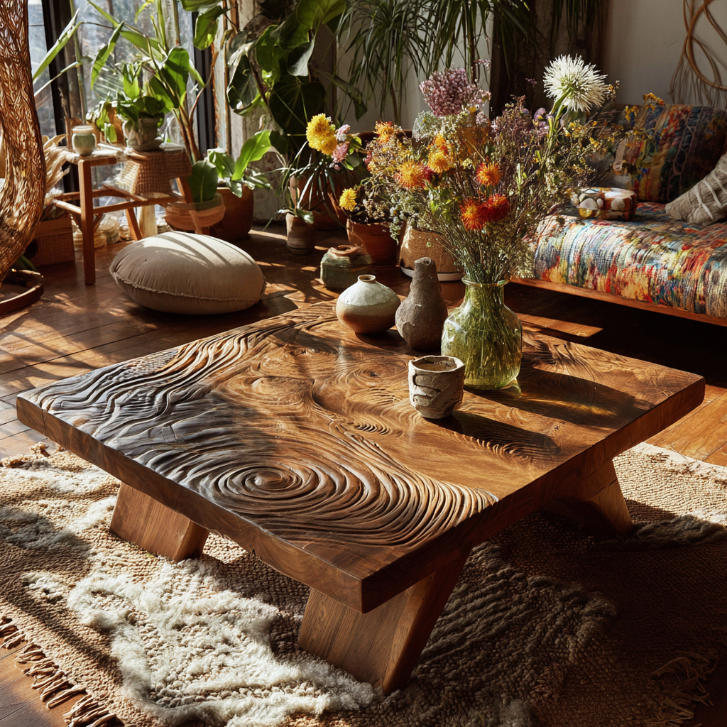 Rhen Surface Solid Wood Coffee Table