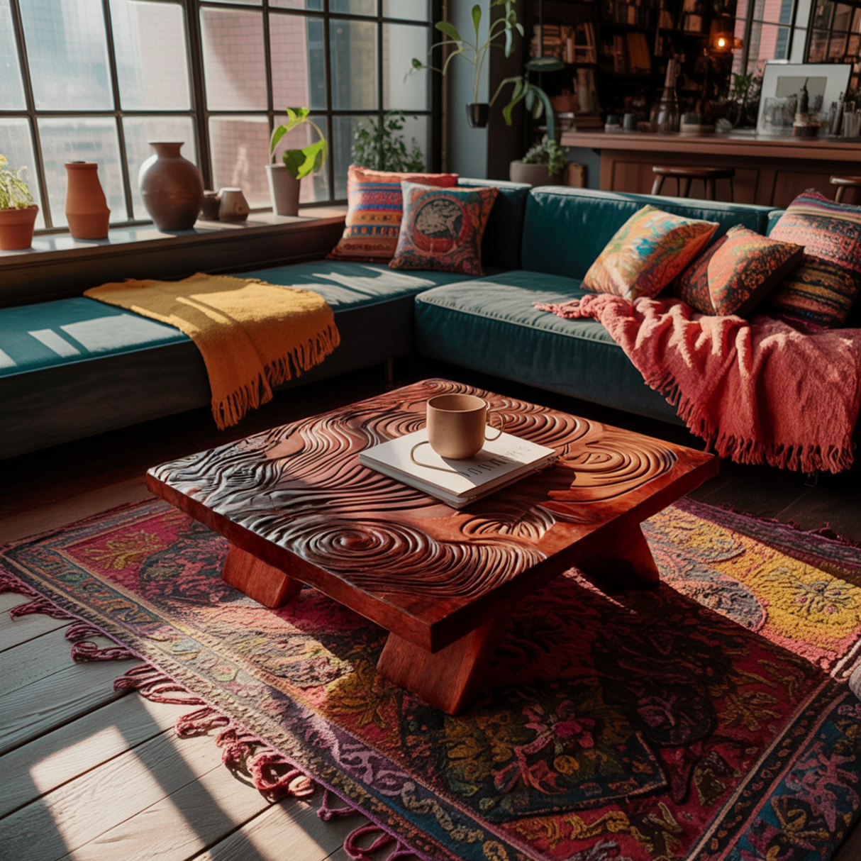 Rhen Surface Solid Wood Coffee Table