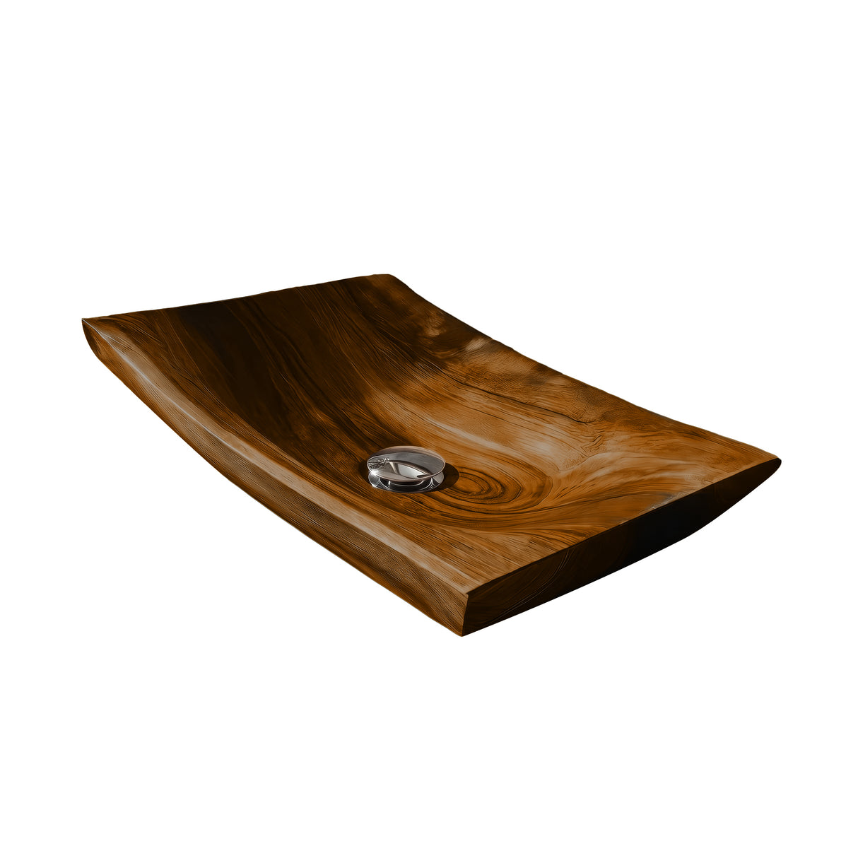Riverbend Sculpted Solid Wood Vessel Sink