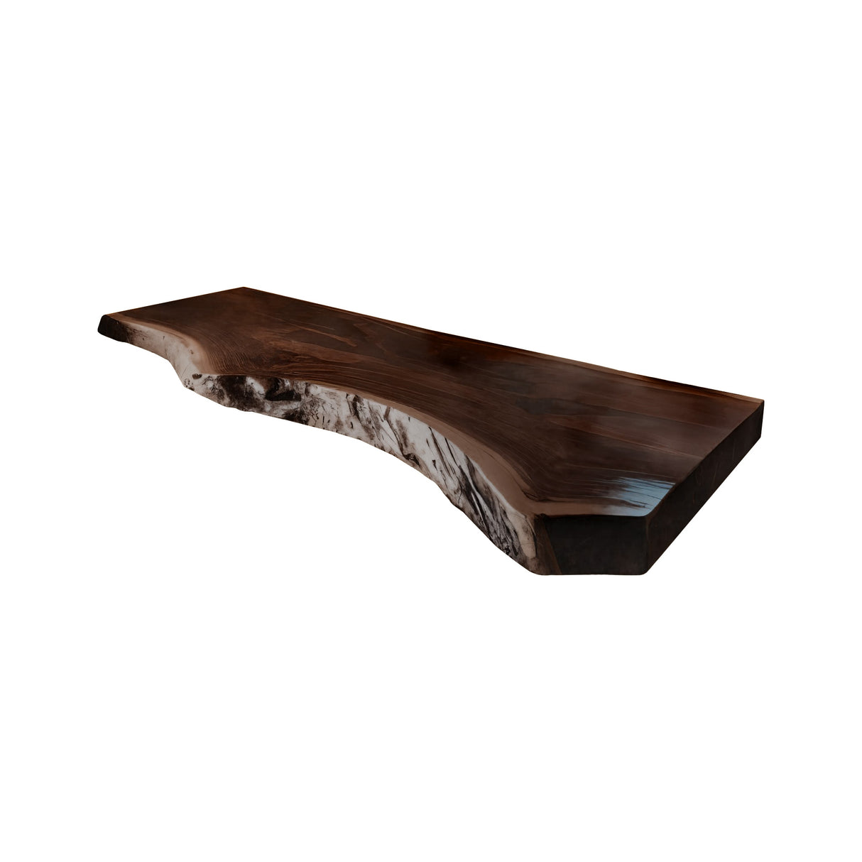 Riverbend Solid Wood Floating Bathroom Vanity Dark Walnut - Timberustic Floating Bathroom Vanity