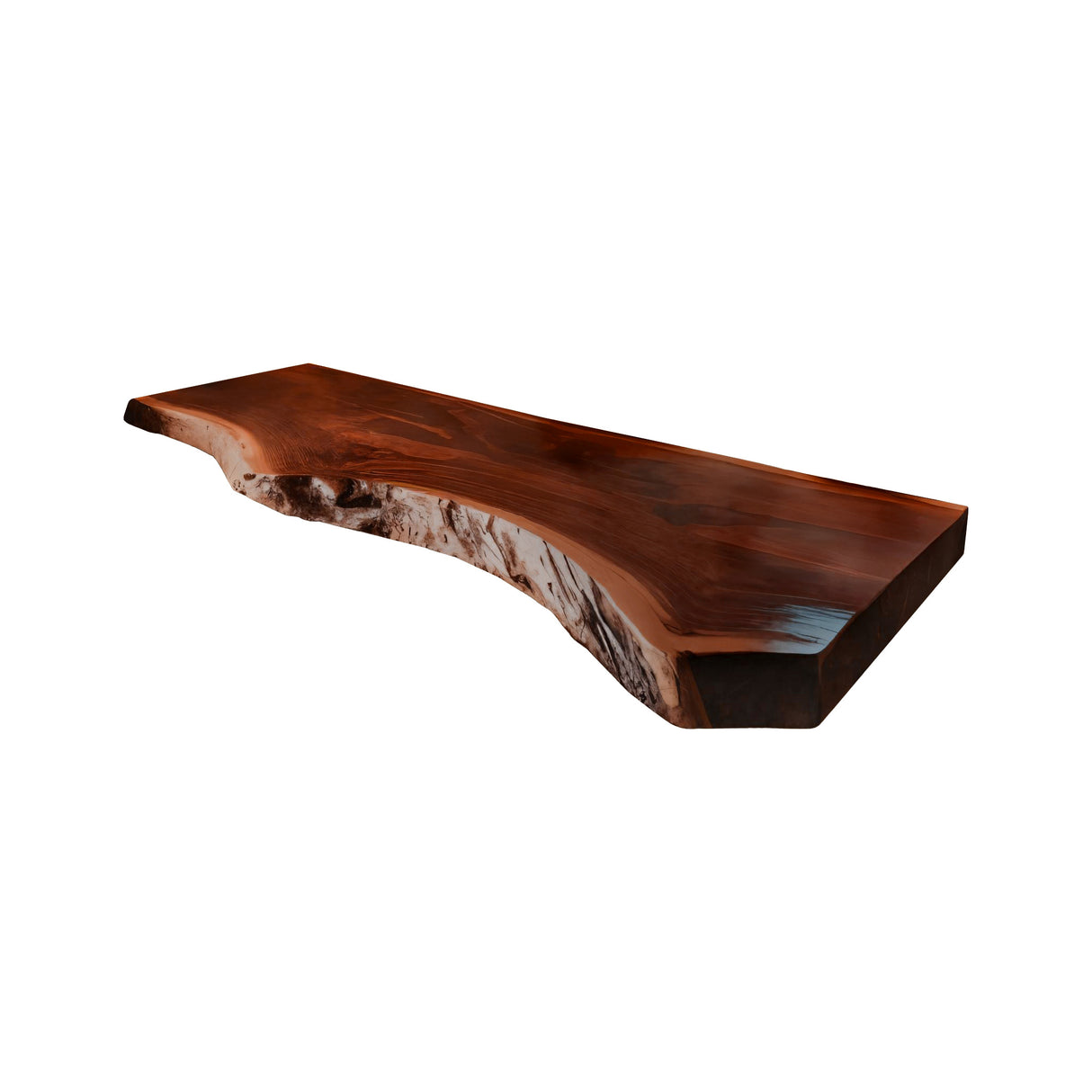 Riverbend Solid Wood Floating Bathroom Vanity Mahogany - Timberustic Floating Bathroom Vanity