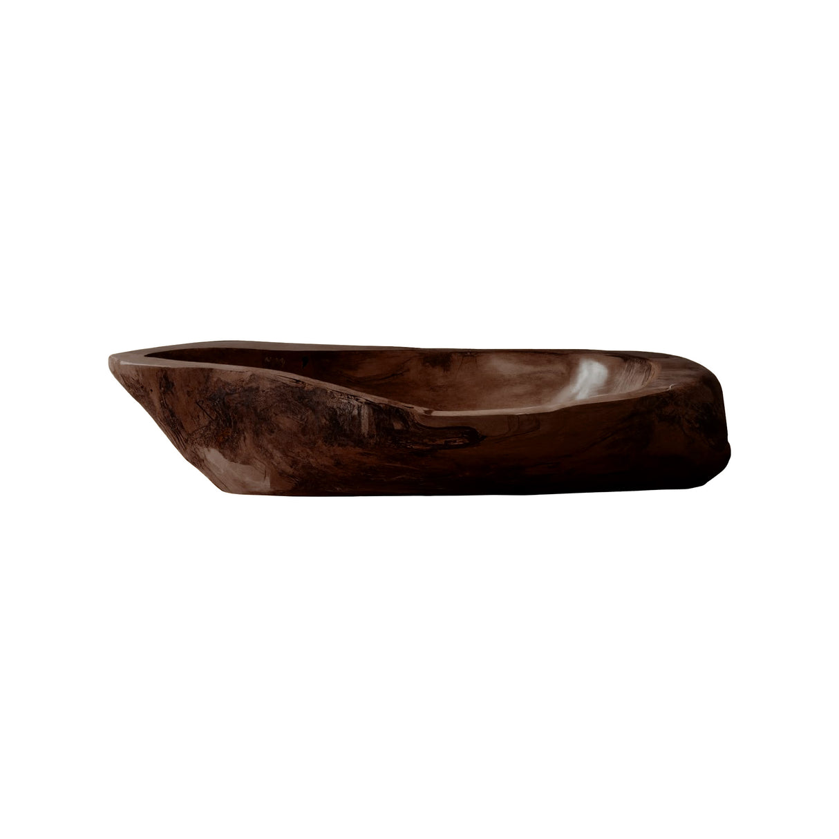 Rivermold Live Edge Wood Vessel Sink Dark Walnut - Timberustic Vessel Sinks