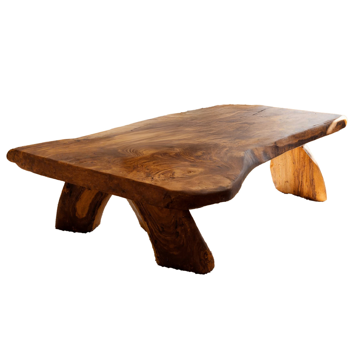 Rustic Live Edge Handcrafted Coffee Table