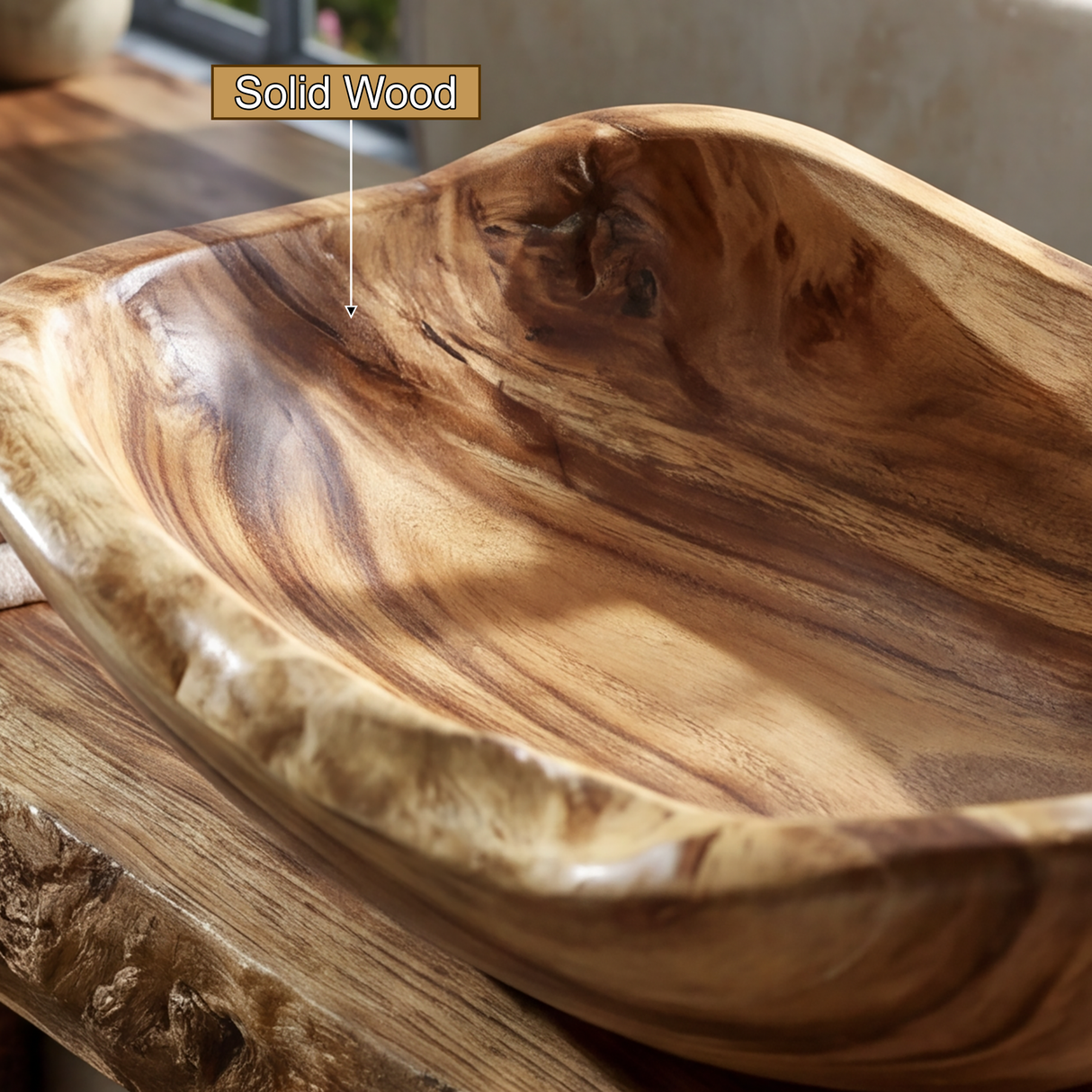 Seabriar Handcrafted Solid Wood Vessel Sink - Timberustic Vessel Sinks