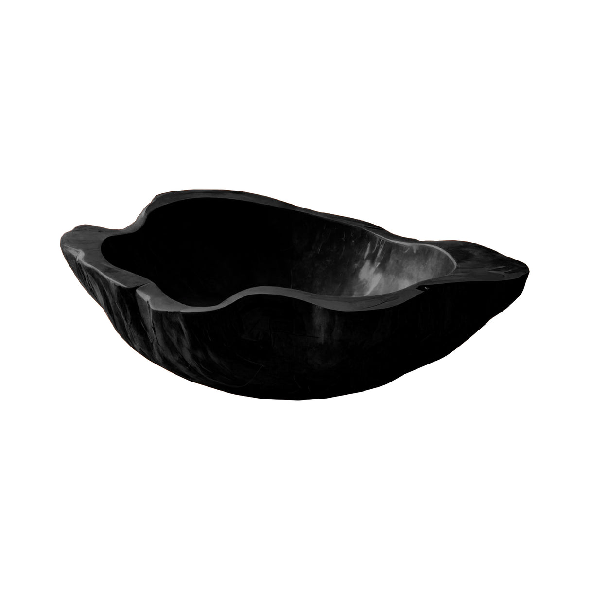 Shellform Organic Wood Vessel Sink Black - Timberustic Vessel Sinks