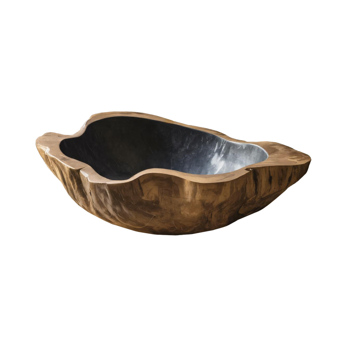Shellform Organic Wood Vessel Sink Natural Oak - Timberustic Vessel Sinks