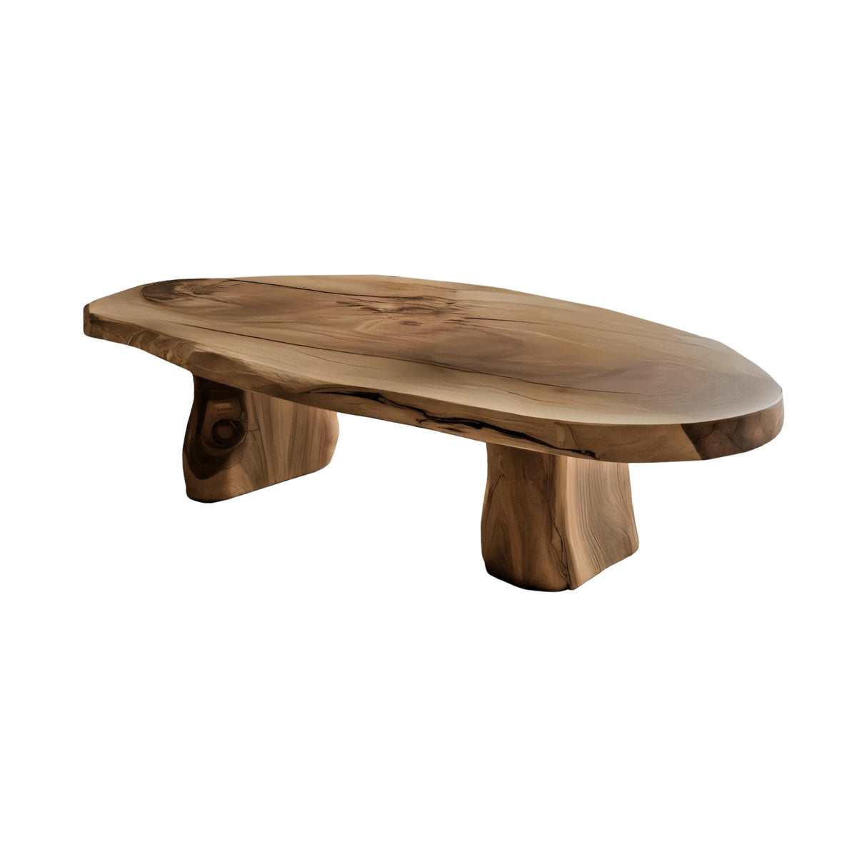 Solara Live Edge Coffee Table Natural Oak - Timberustic Coffee Table