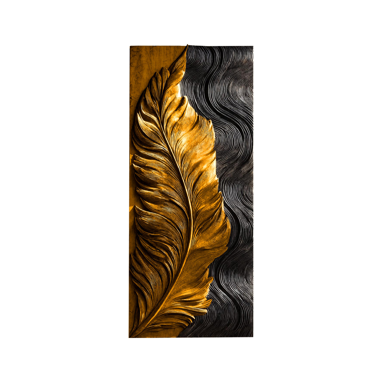 Solaryn Sculpted Solid Wood Wall Art Teak - Timberustic Wall Art