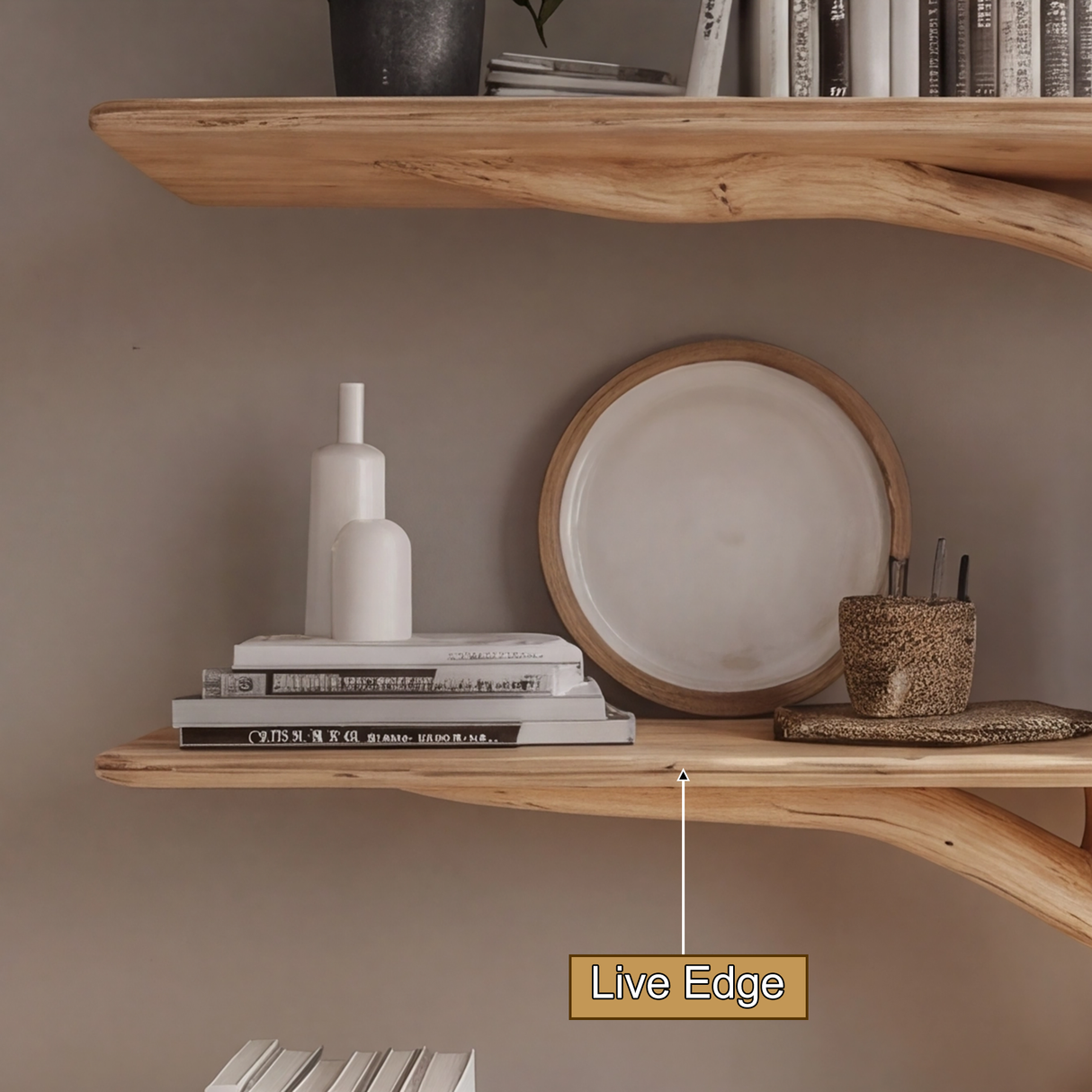 Soltree Sculpted Solid Wood Tree Bookshelf - Timberustic Tree Bookshelf