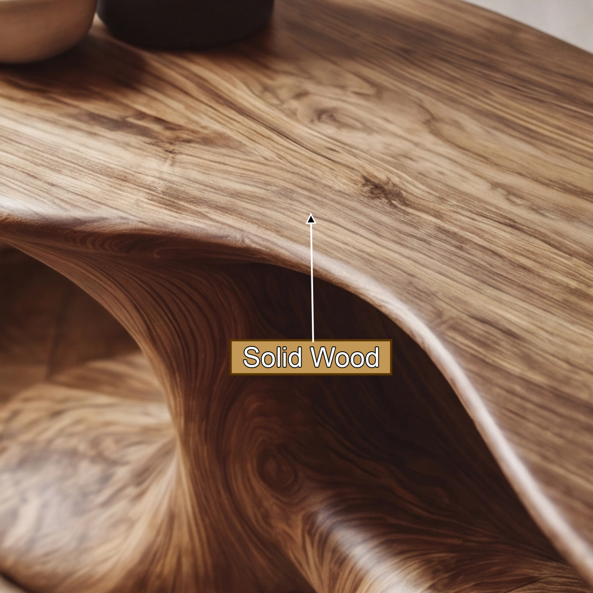 Solvareth Sculpted Solid Wood Console Table - Timberustic Console Table