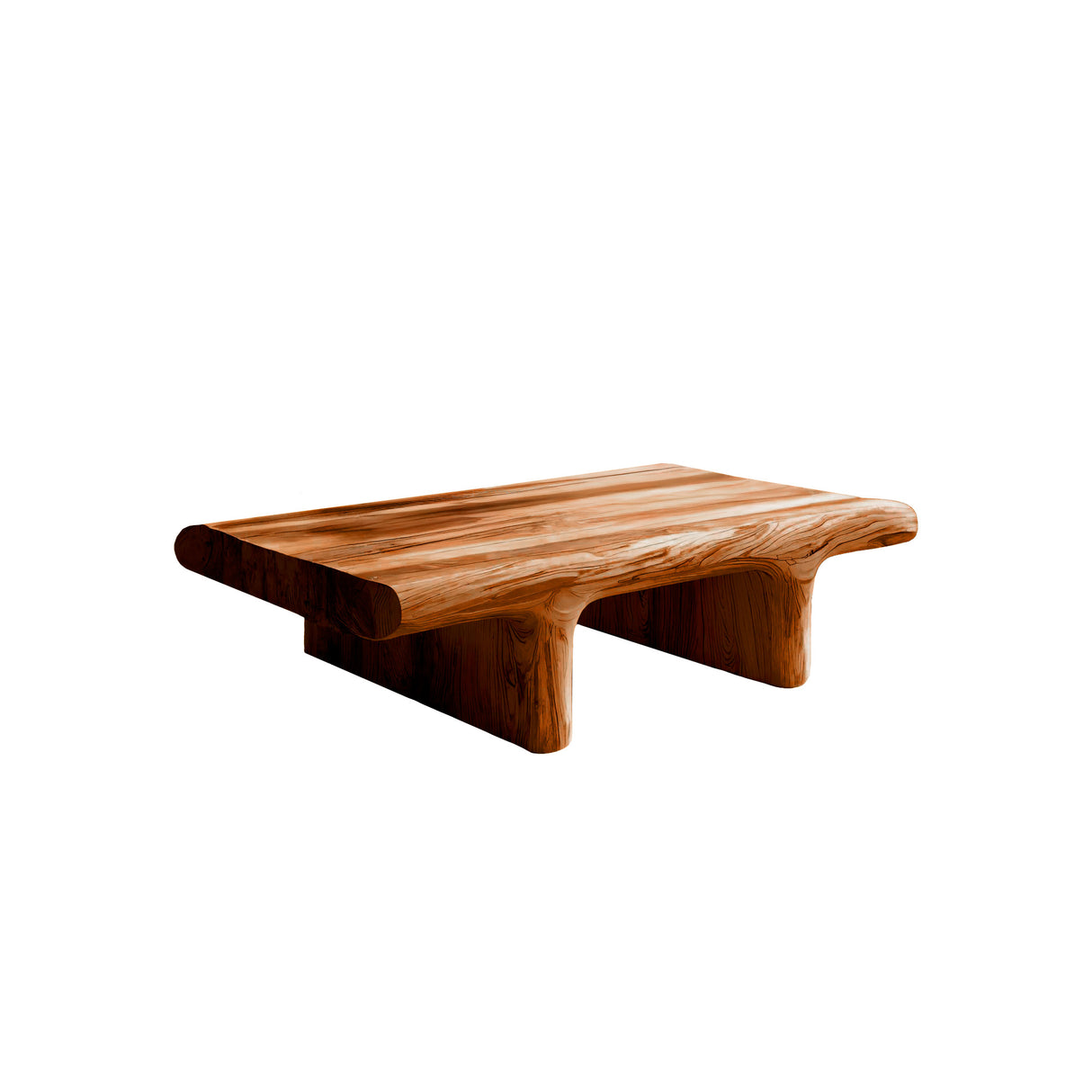 Solven Root Solid Wood Coffee Table Brown - Timberustic Coffee Table