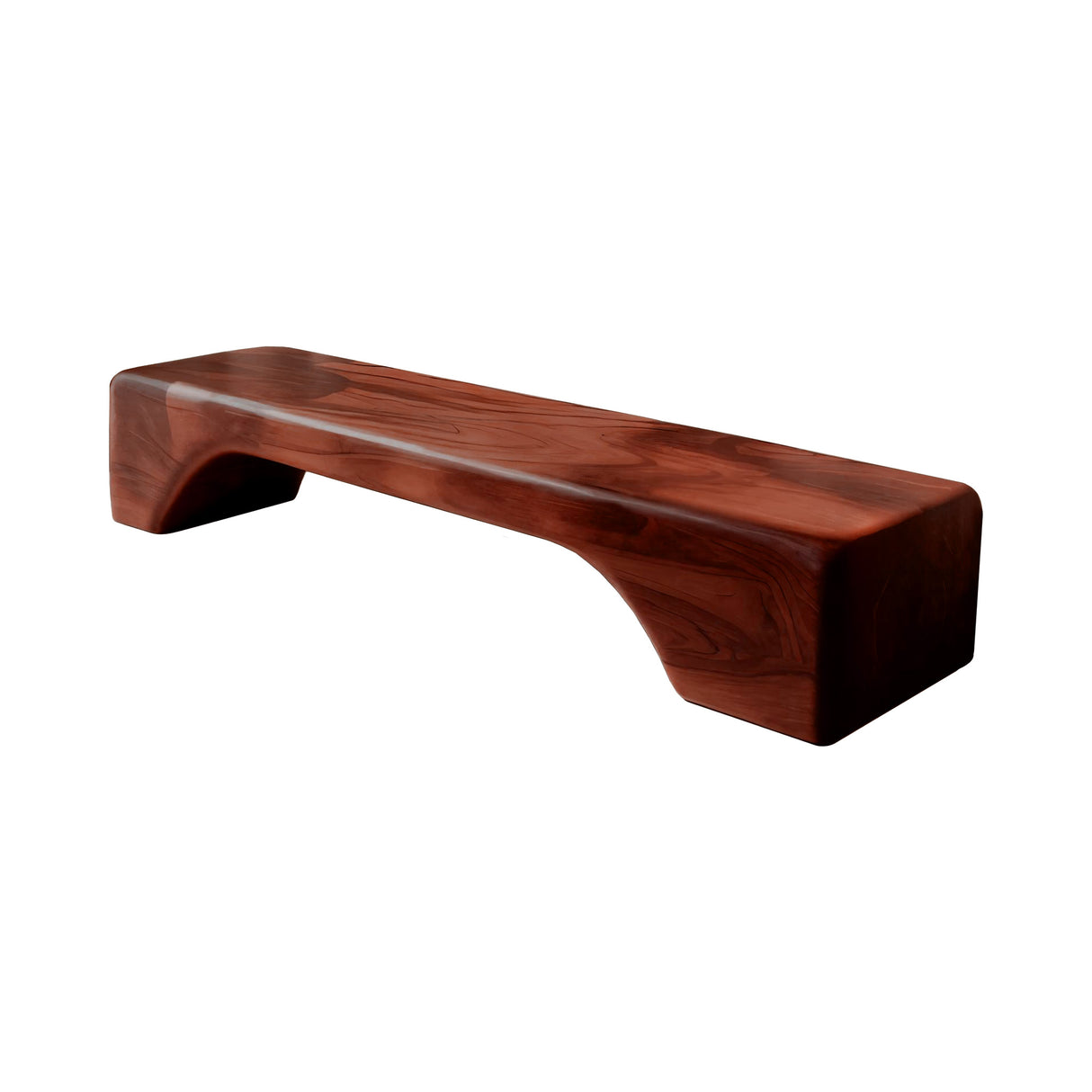 Sona Minimalist Organic Solid Wood Bench